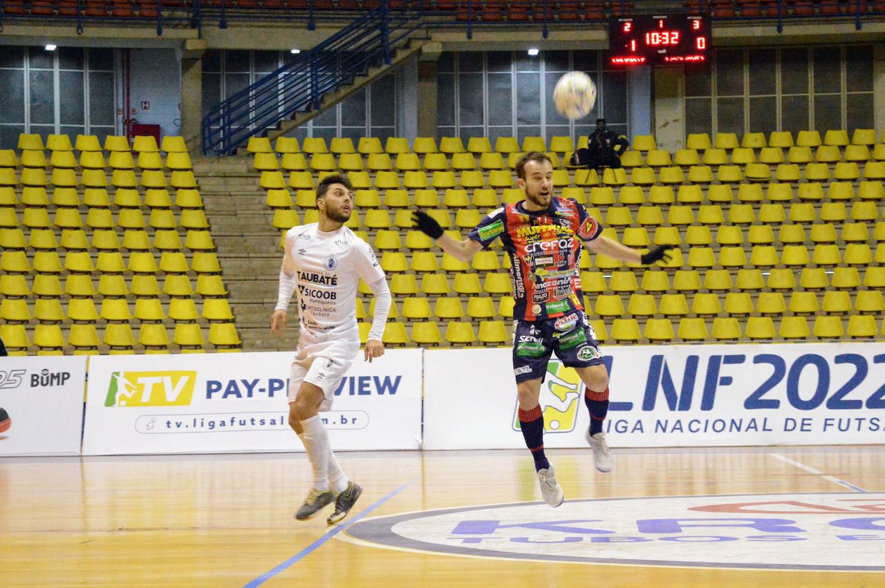 Cascavel Futsal perde, termina em 5º e vai enfrentar Assoeva nas oitavas da Liga Nacional