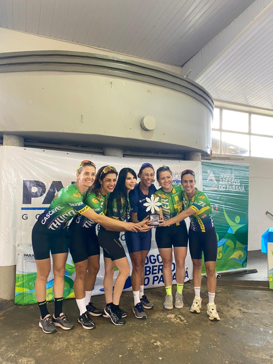 Time do ciclismo de Cascavel é destaque nos Jogos Abertos