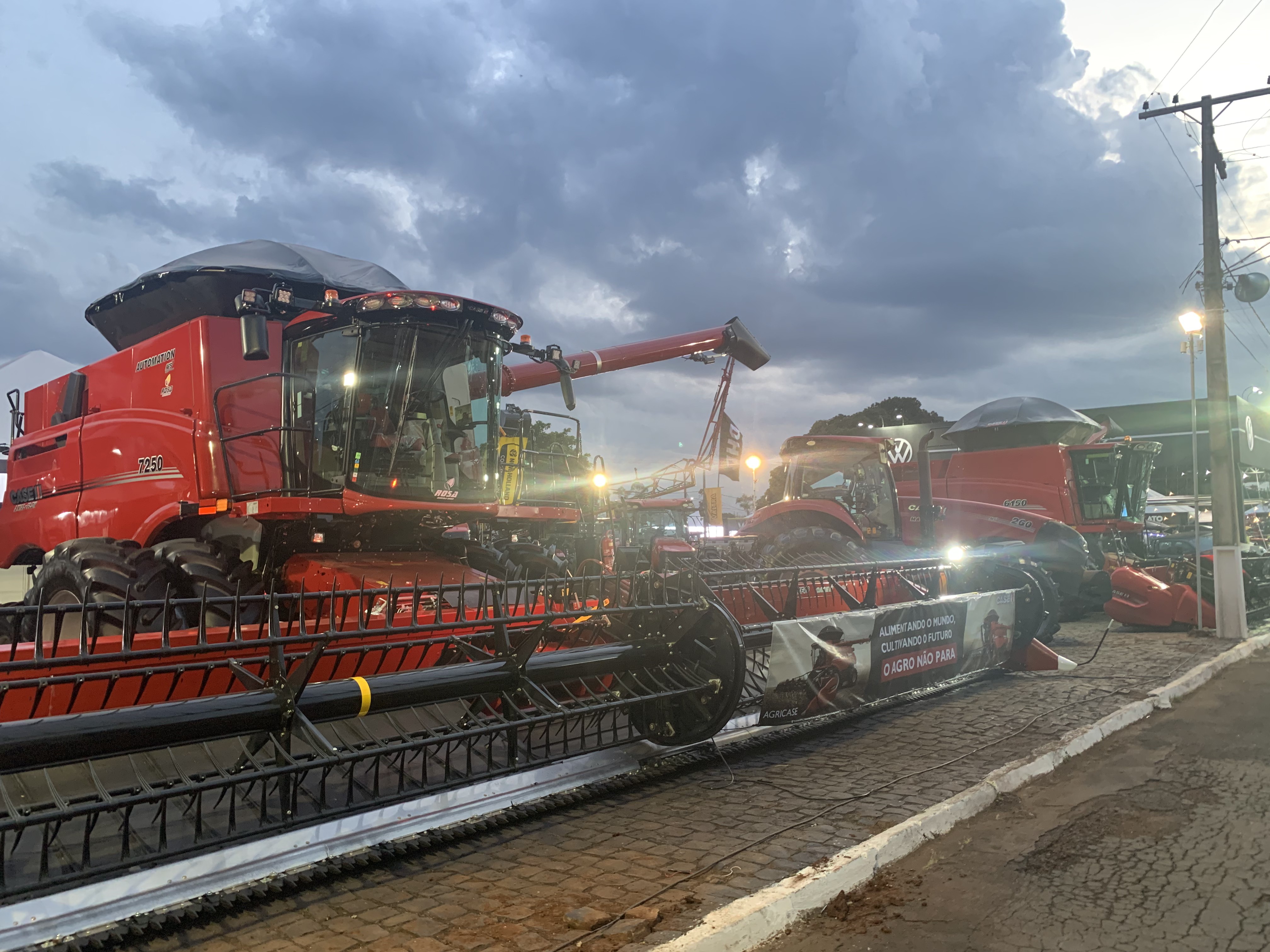 Colheitadeira Axial-Flow 7250 da Case IH.