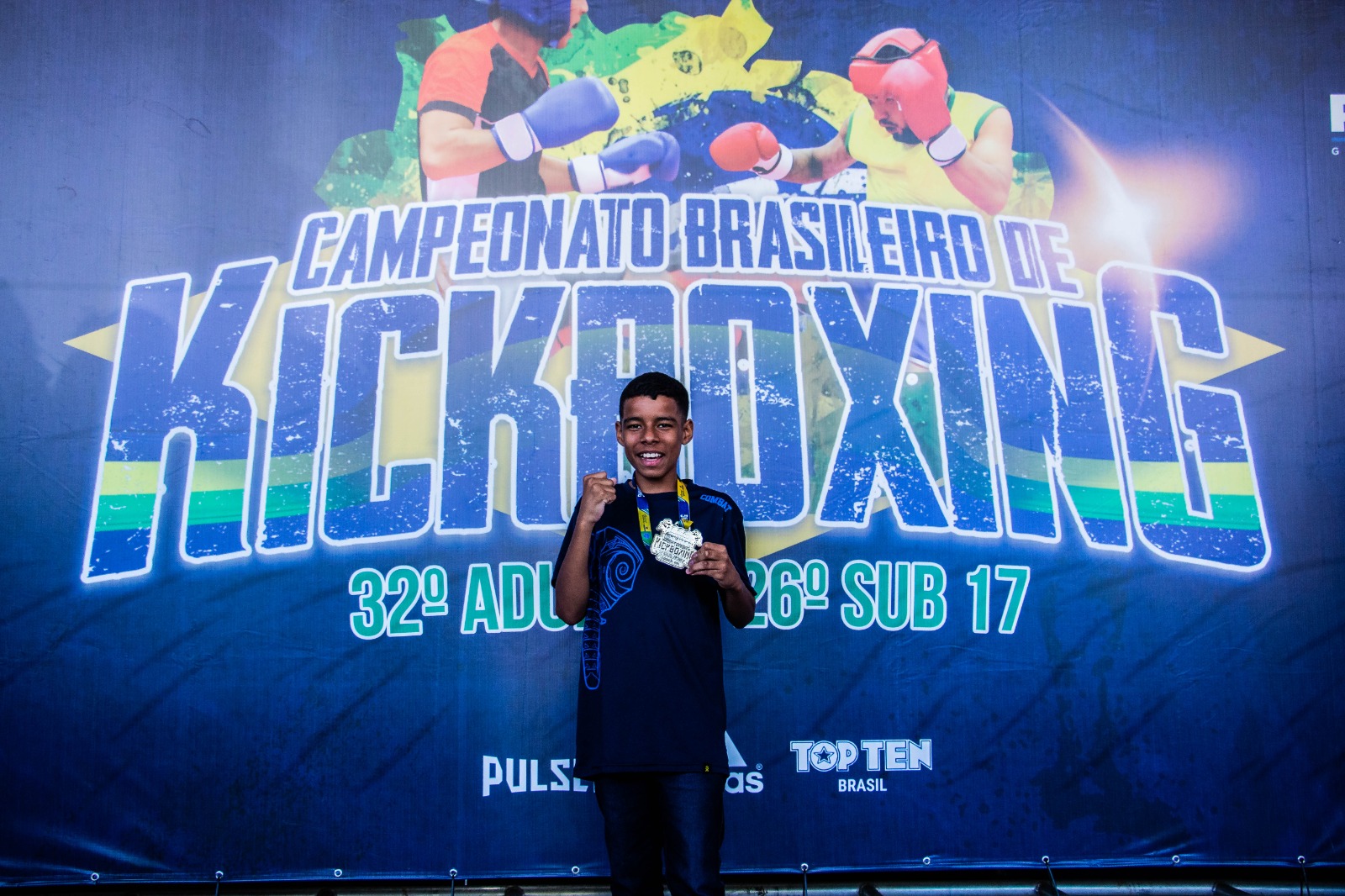 Gabriel da Silva, medalha de ouro na modalidade Point Fight