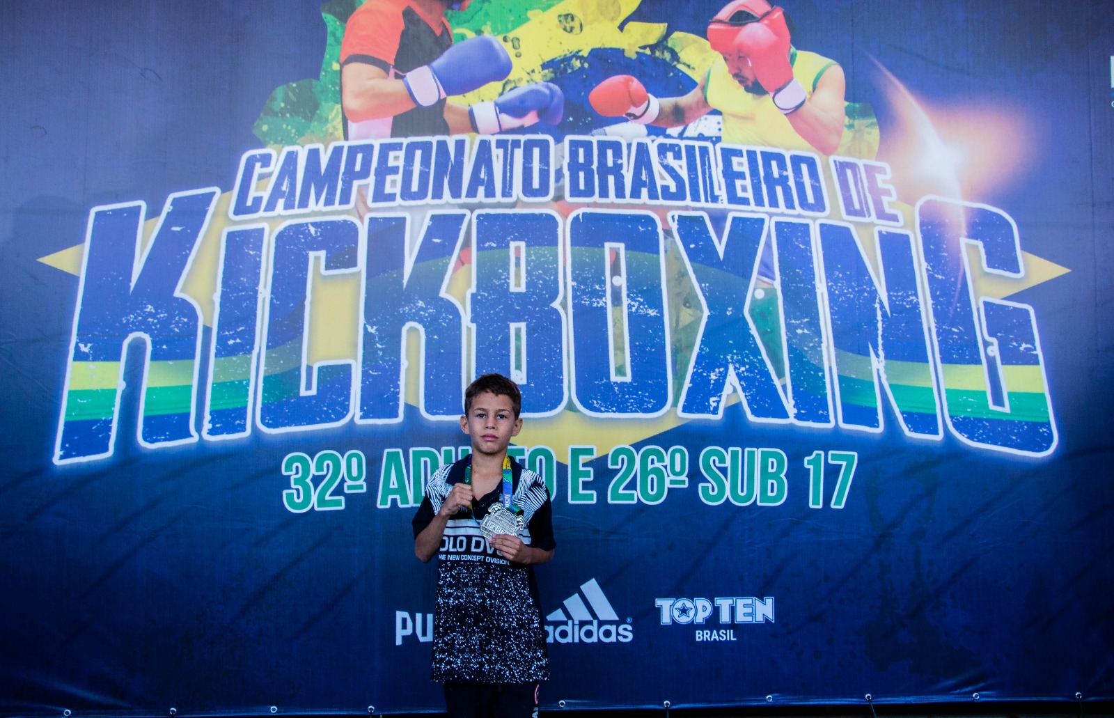 Caio Felipe Davanço ficou com a medalha de prata no Point Fight