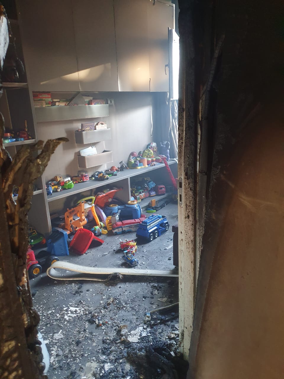 Incêndio em residência em Maringá