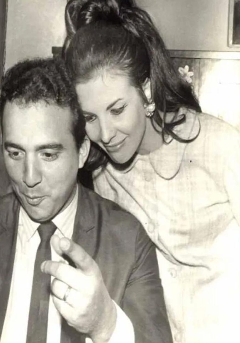 Militão e a esposa Ignez Therezinha na década de 1970