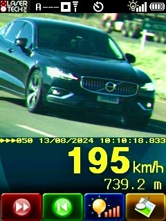 Volvo S60 a 195 km/h