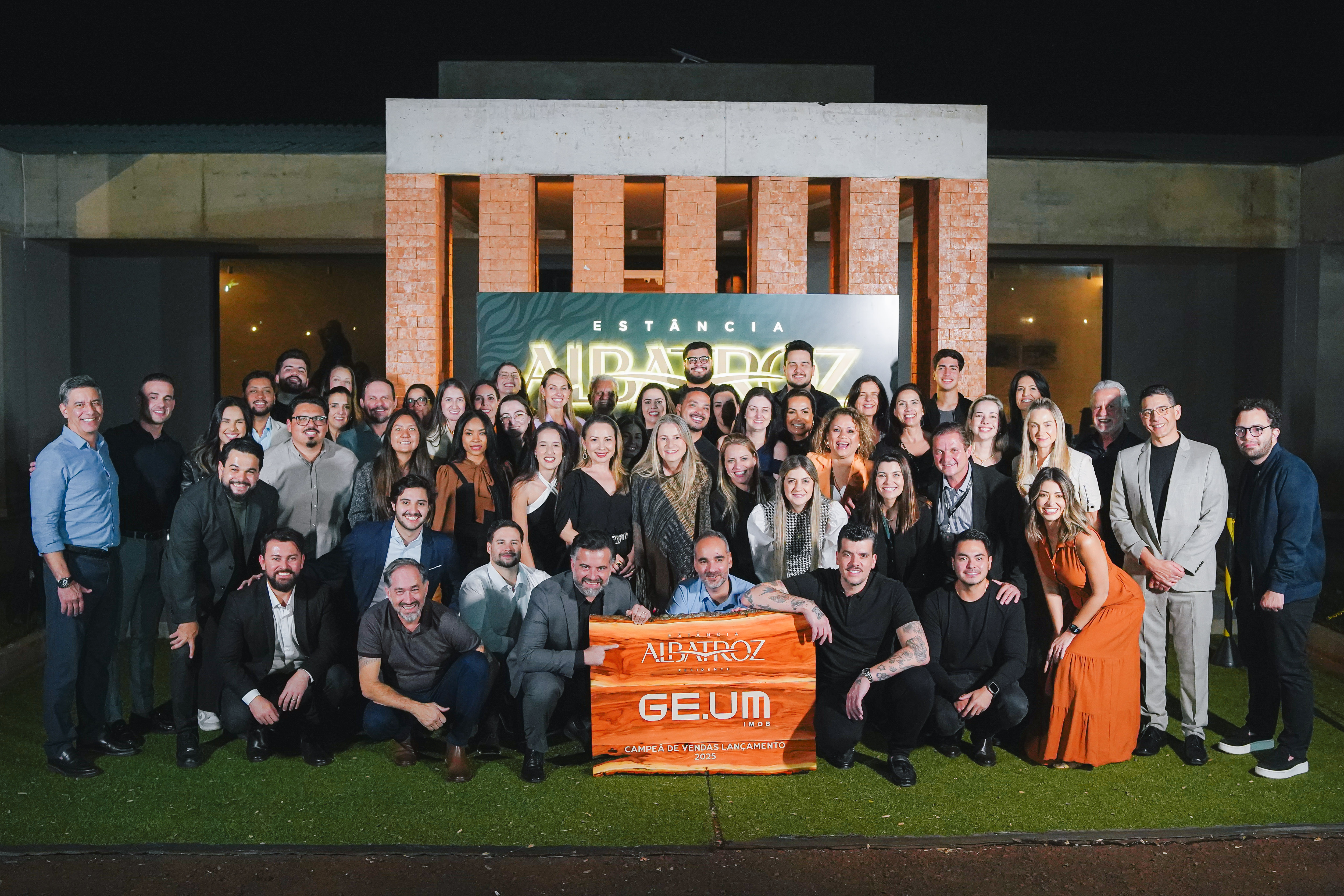 Equipe Geum Imob, a campeã