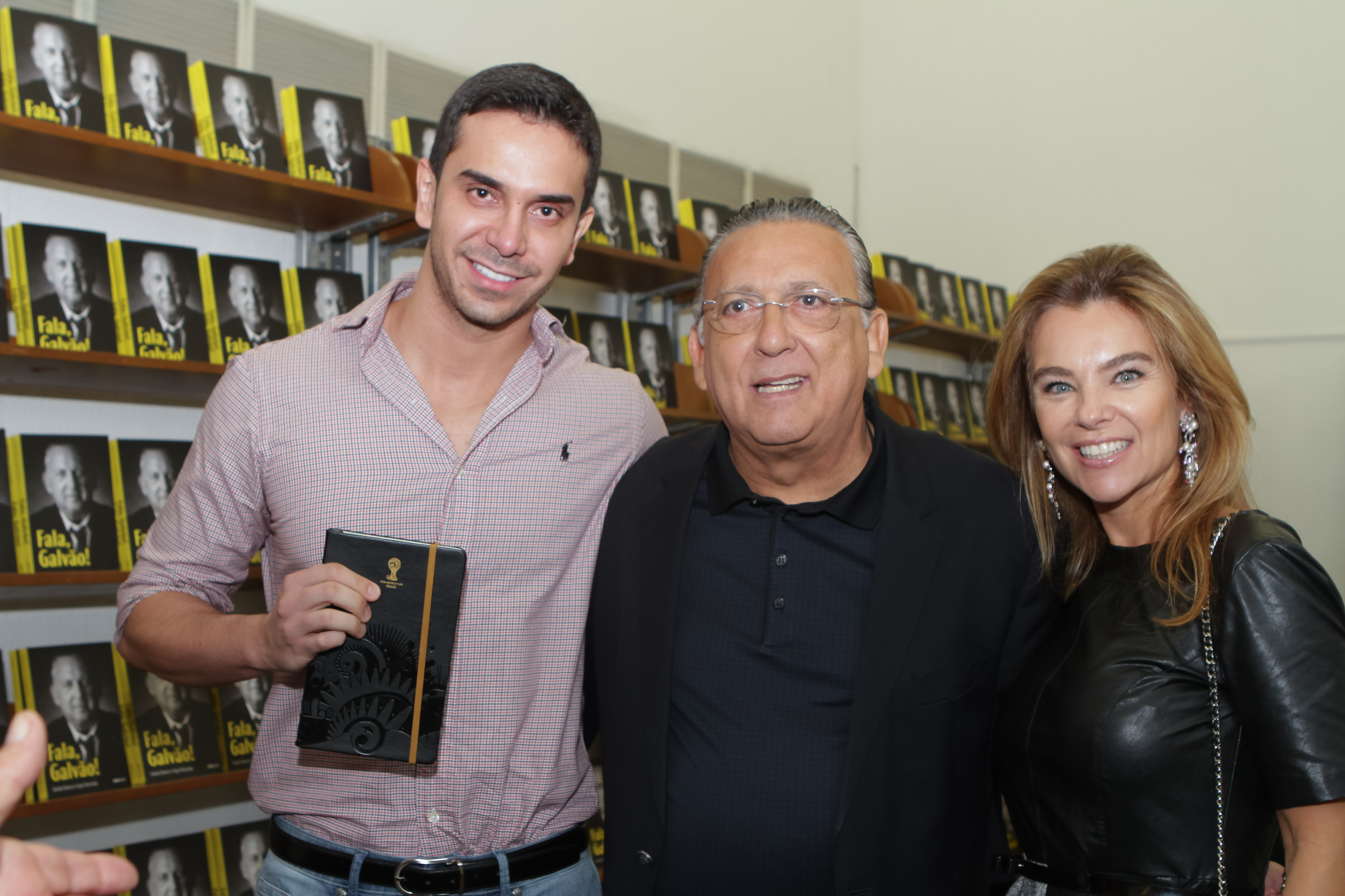 Thiago Nassif, Galvão Bueno e  Desirée Soares