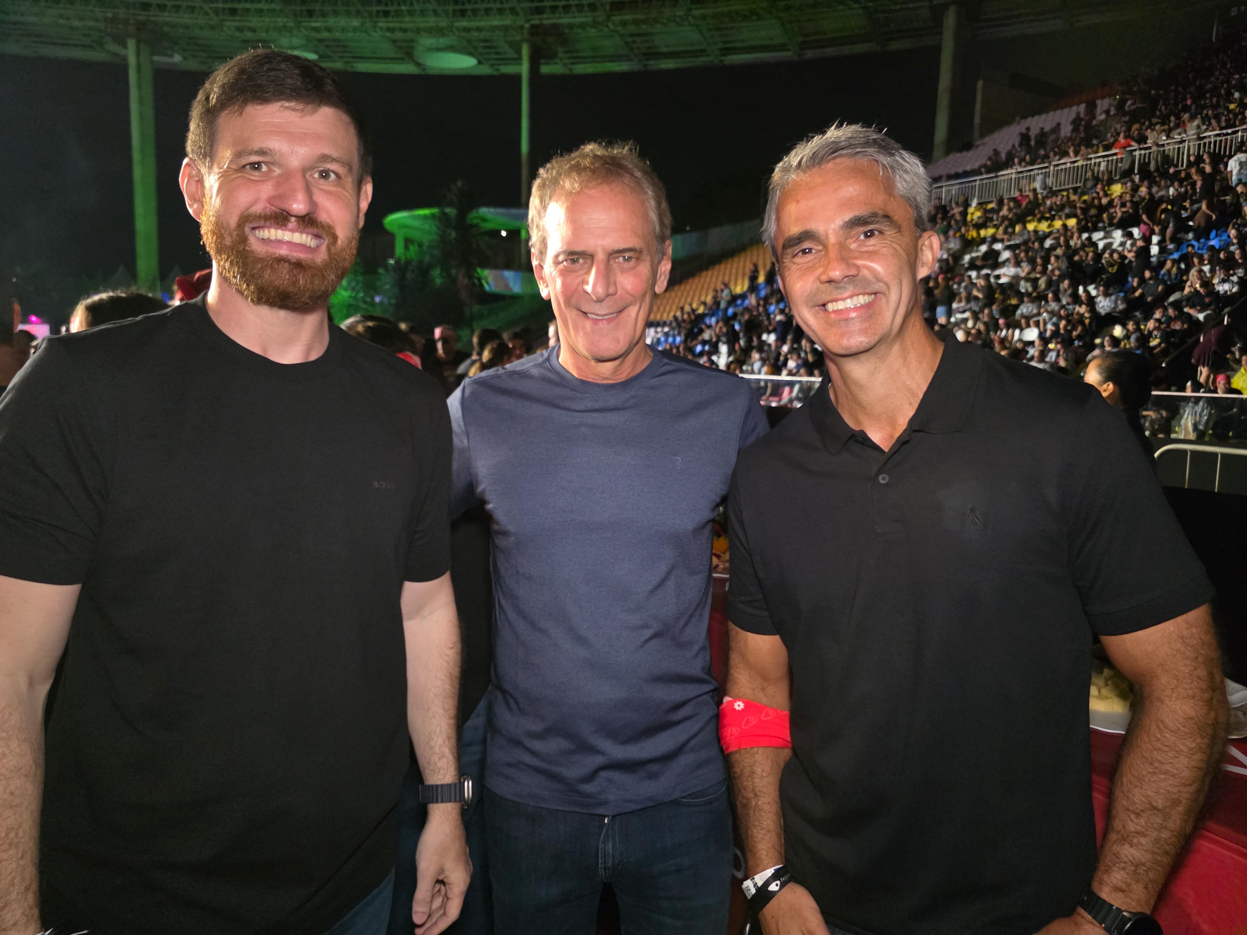 Munir Abud, Marcello Moraes e Bruno Passoni