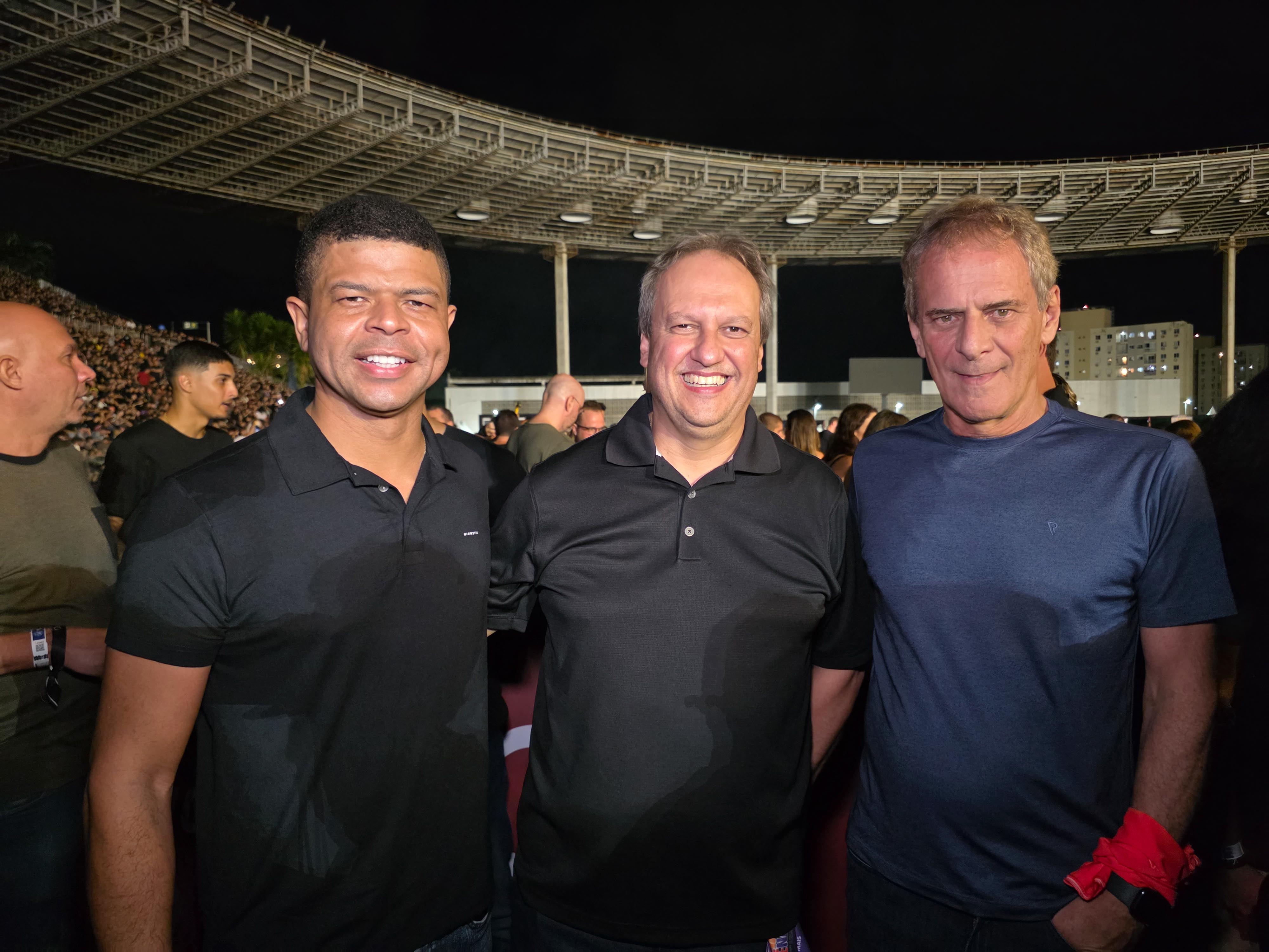 Giliard Ferreira, Fabiano Pimentel e Marcello Moraes