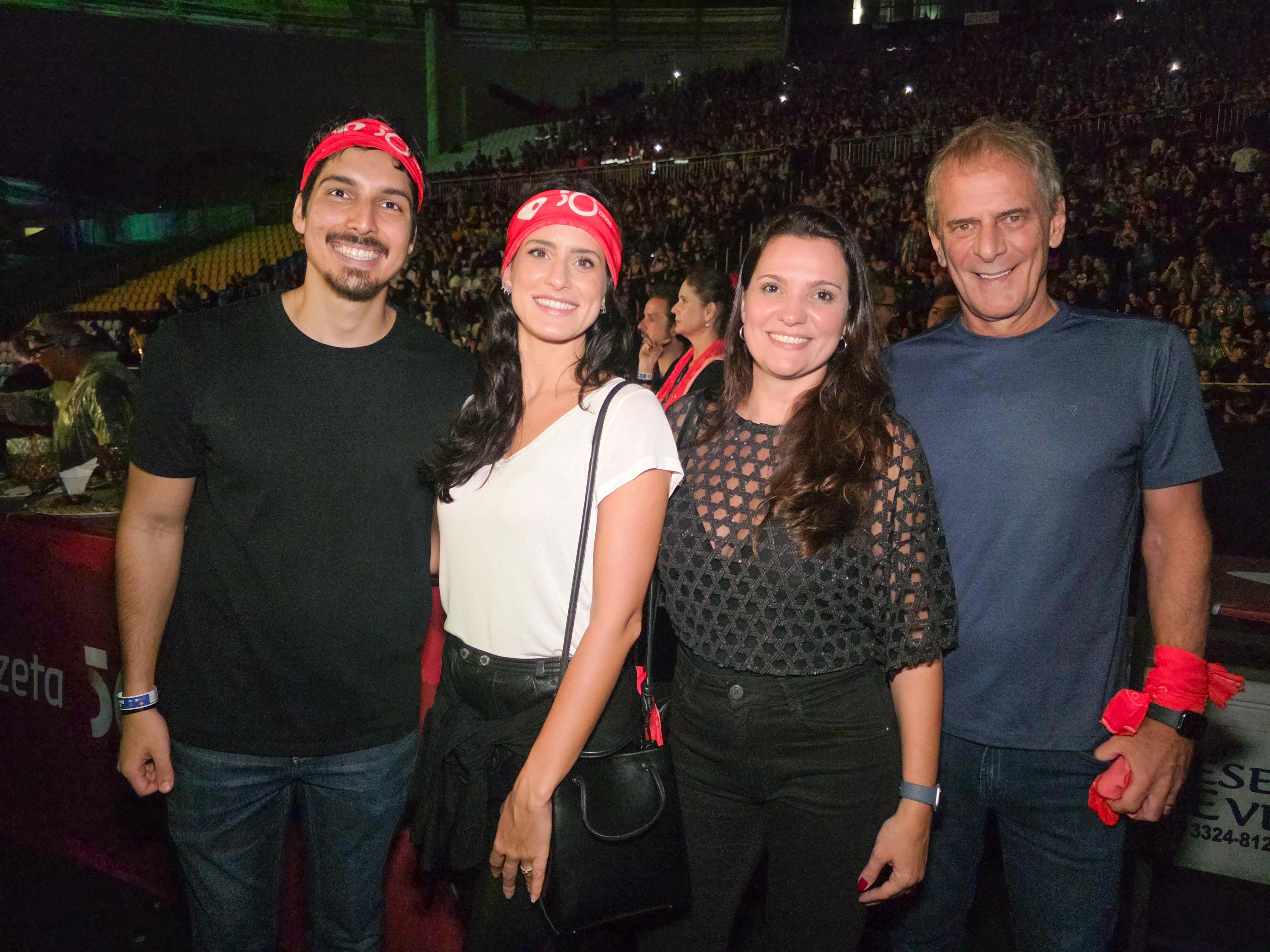Antônio e Alessandra Lindenberg, Leila Marchesi e Marcello Moraes