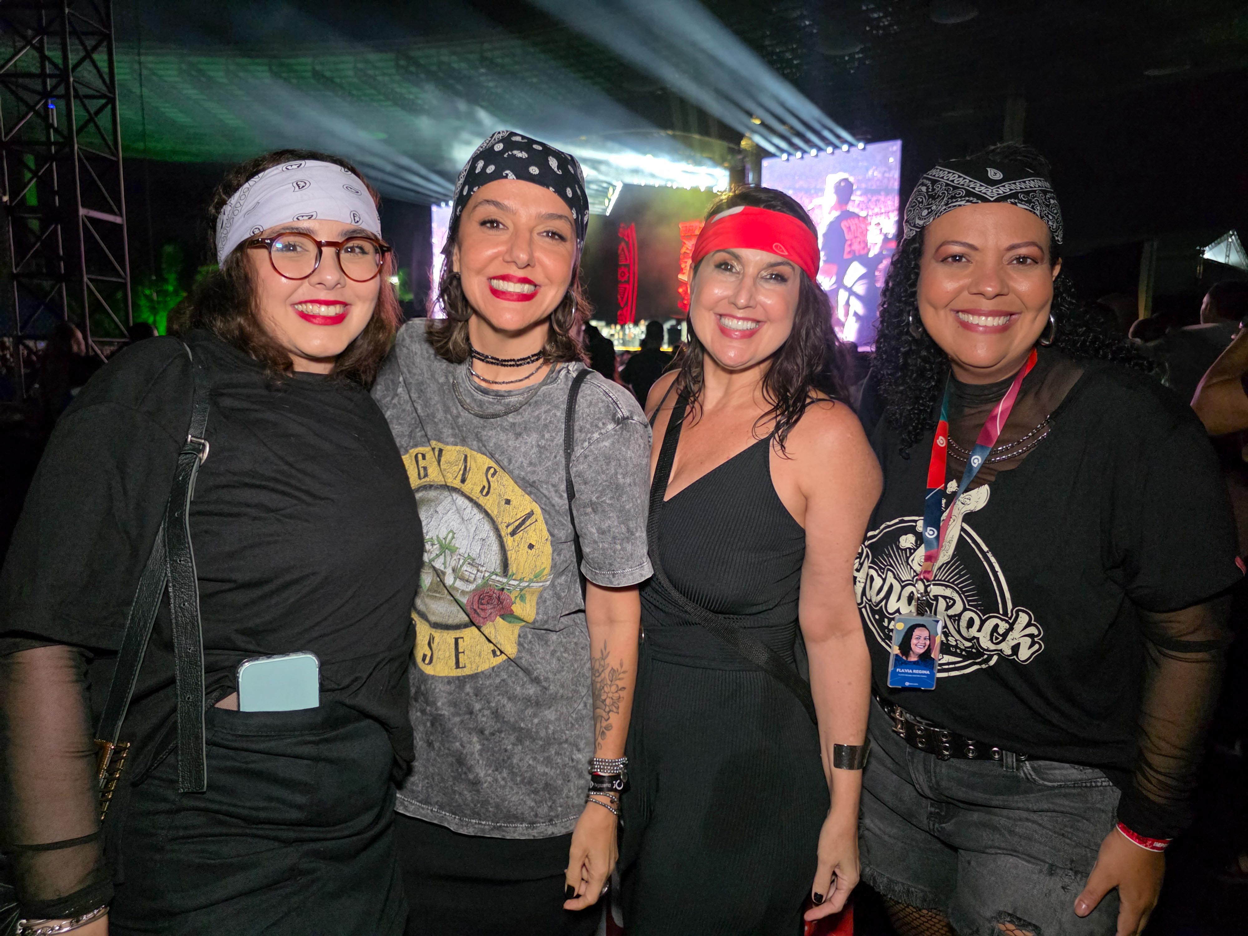 Larissa Cabral, Mariana Perini, Renata Rsseli e Flavia Martins