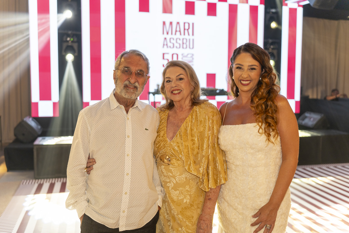 Michel, Cida e Marianne Assbu