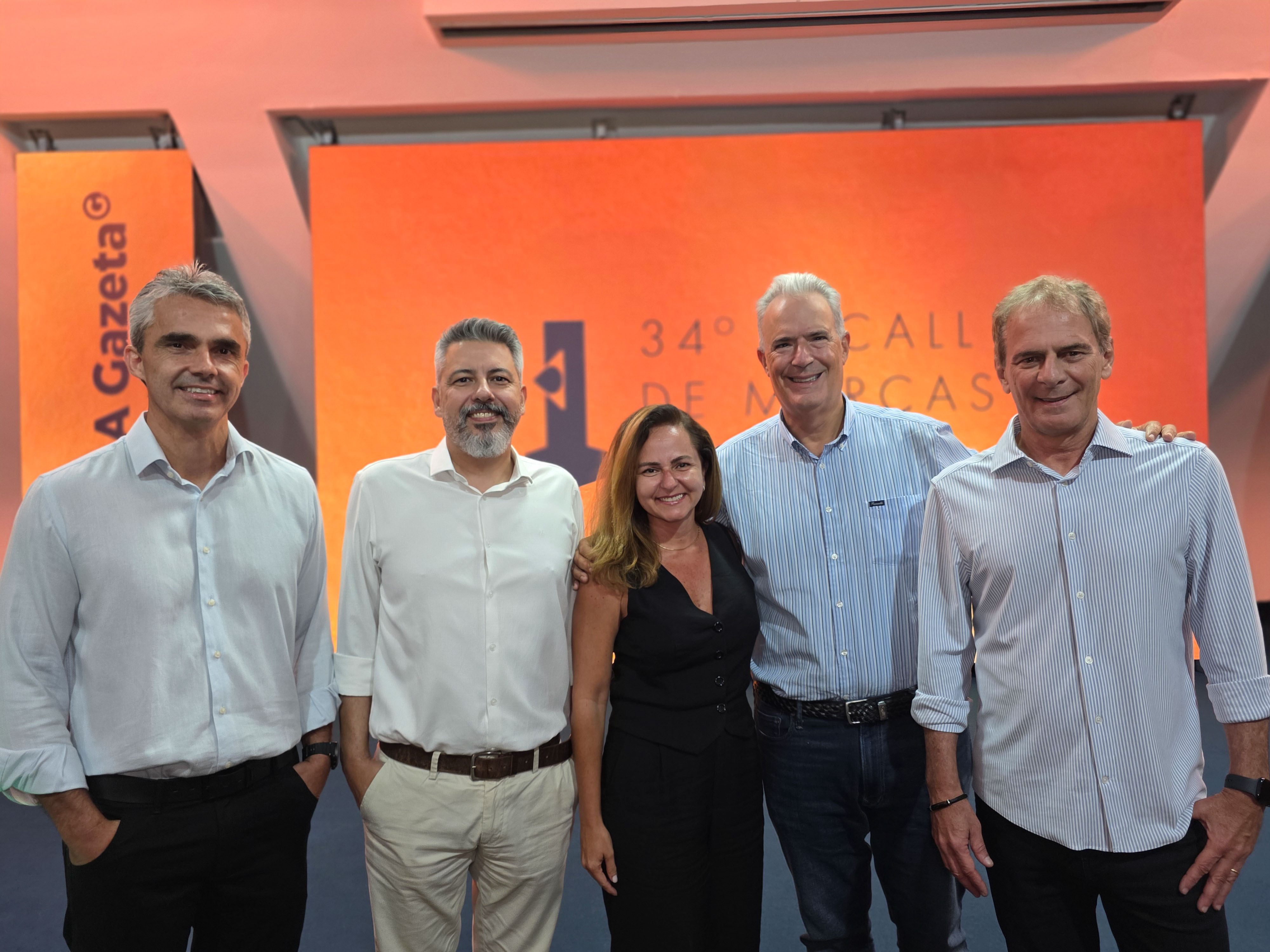 Bruno Passoni, Bruno Araújo, Karine Karam, Luiz Lara e Marcello Moraes