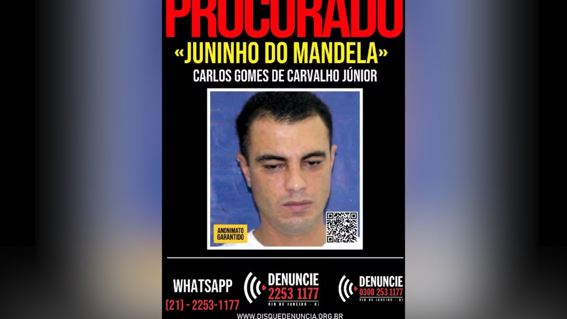 Juninho do Mandela participou de ataque a uma delegacia no Rio em 2012
