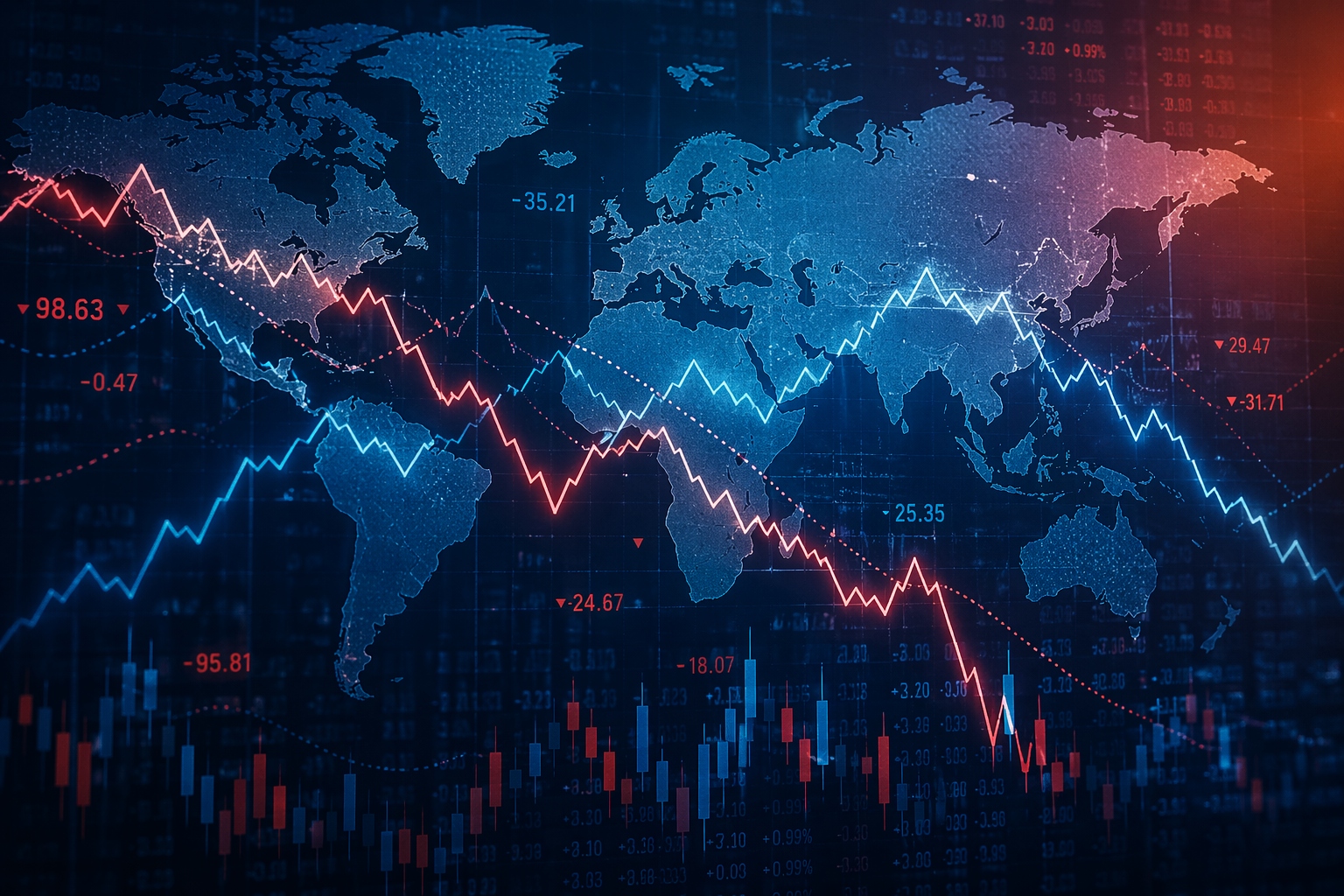 Crises externas elevam riscos para países dependentes do comércio