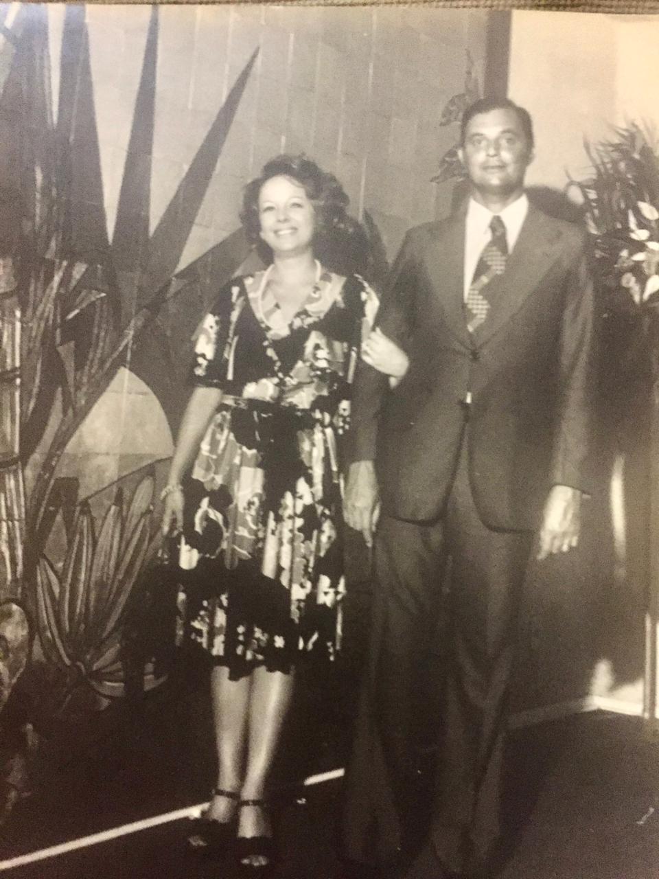 Osman tomando posse como secretário estadual de Agricultura no governo Elcio Alvares, em 1974