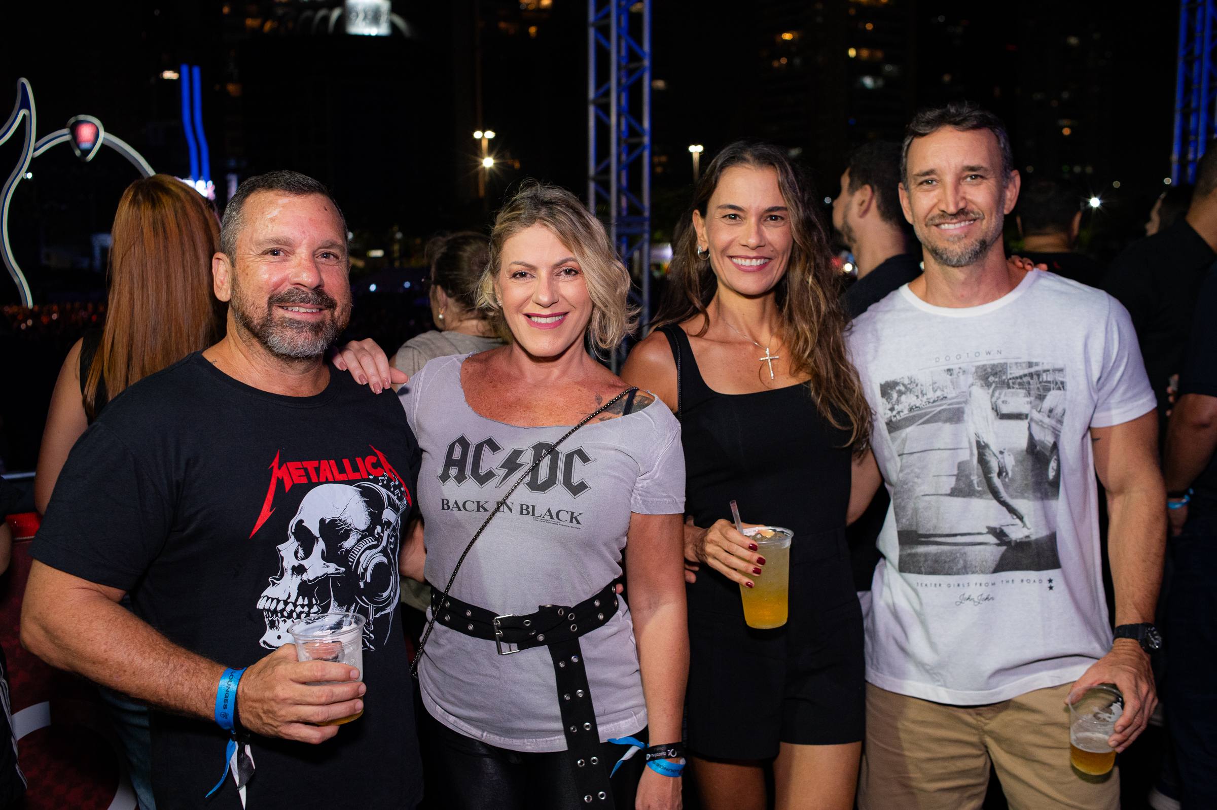 Claudio Mattos e Cintia Dias, Michelle Bissoli e Pedro Simmer