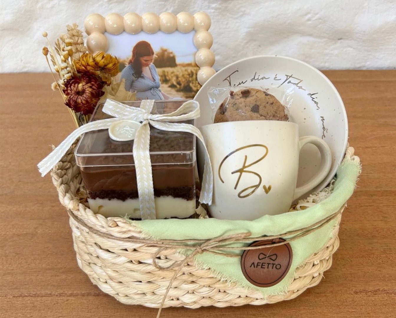 Cesta de café da manhã para o Dia das Mães da Afetto Cestas