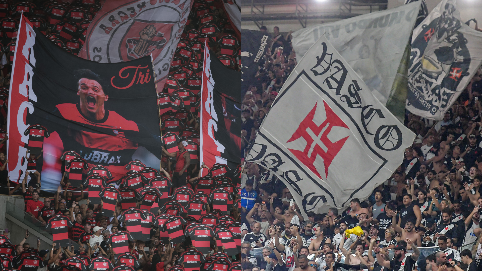 Torcidas de Flamengo e Vasco