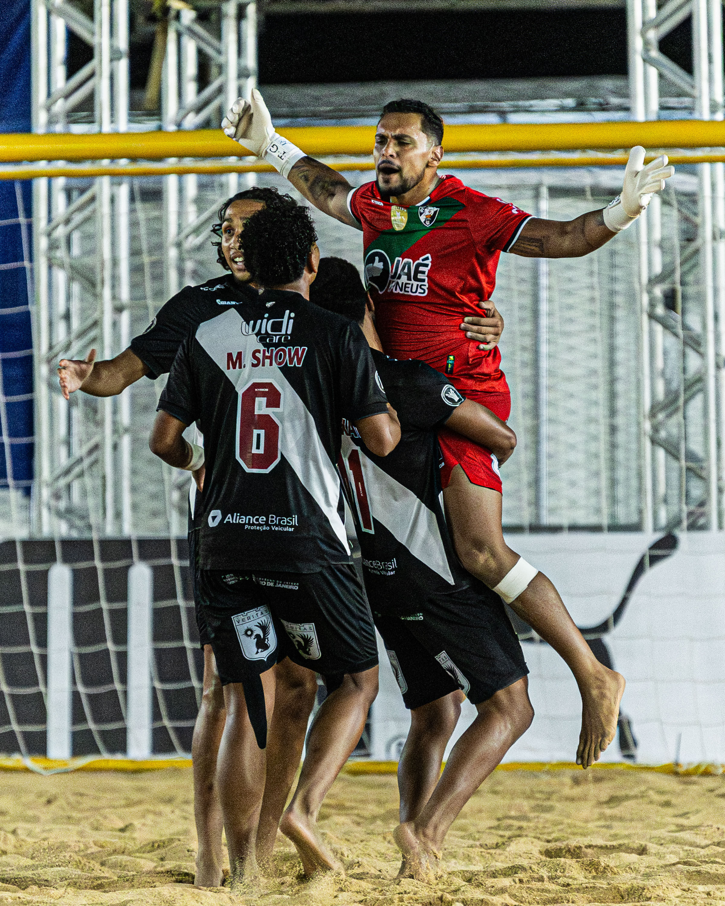 Vasco vence na Libertadores de futebol de areia