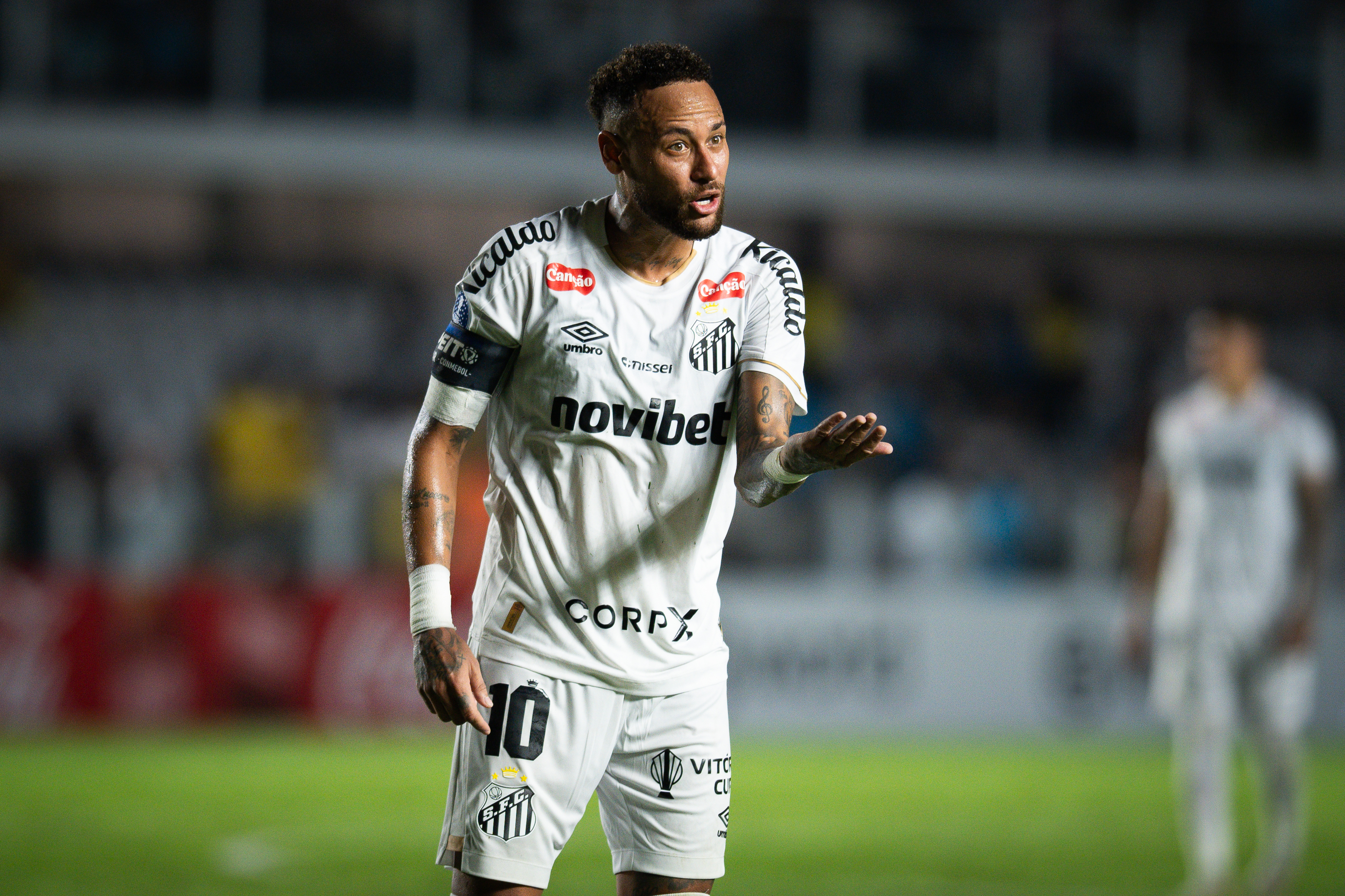 Neymar, jogador do Santos