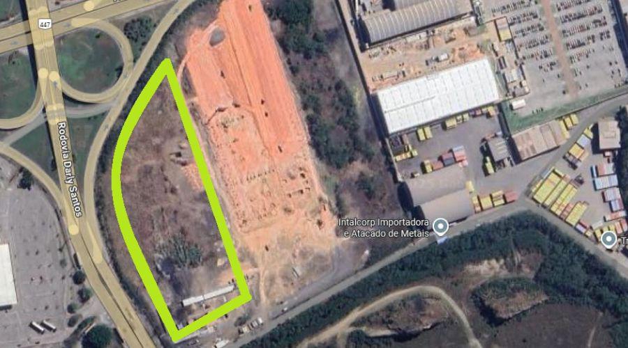 Terreno na Av. Lindenberg onde está sendo construída a loja da Havan em Vila Velha