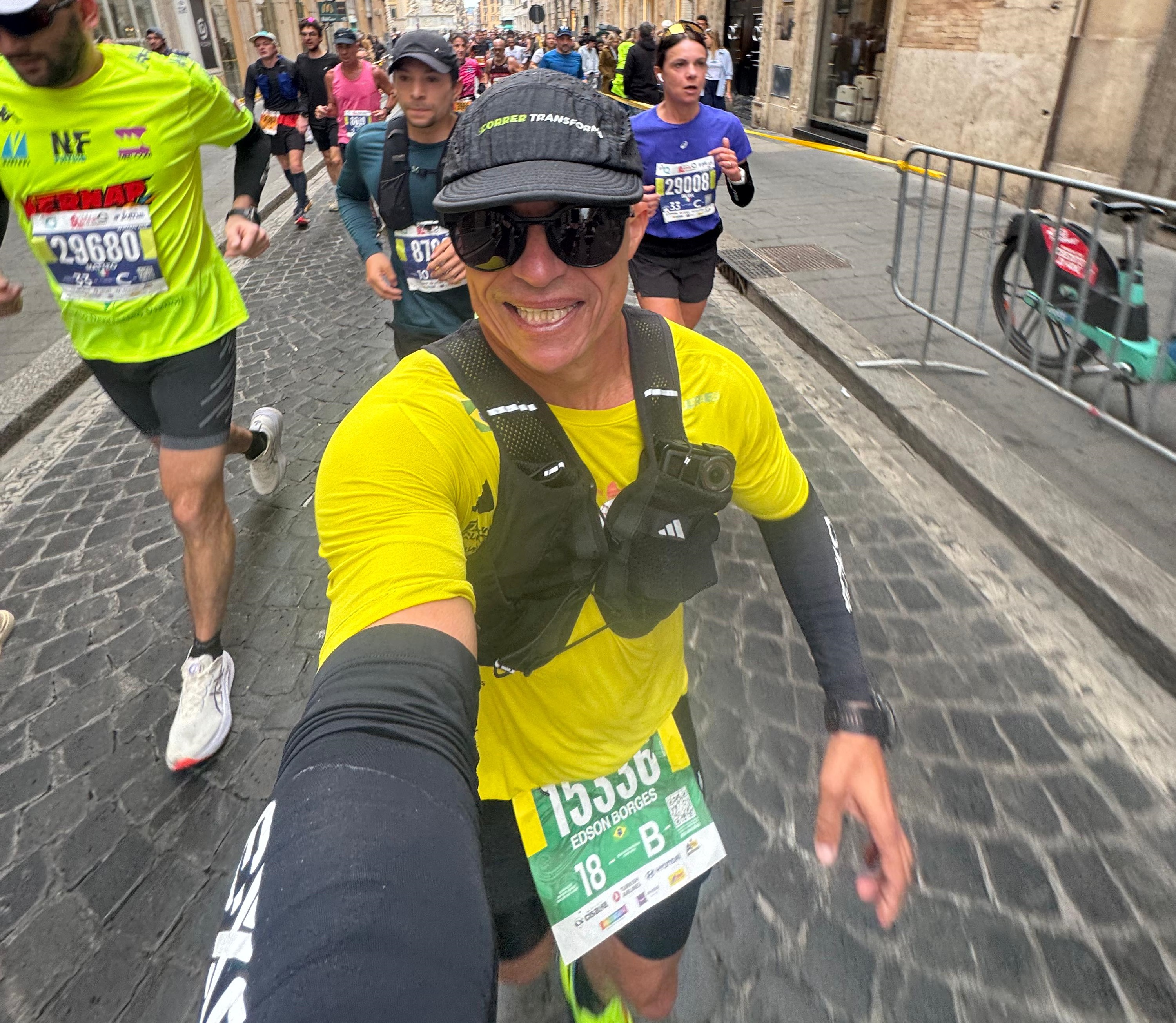 Edson Borges, de 48 anos, completou 100 maratonas