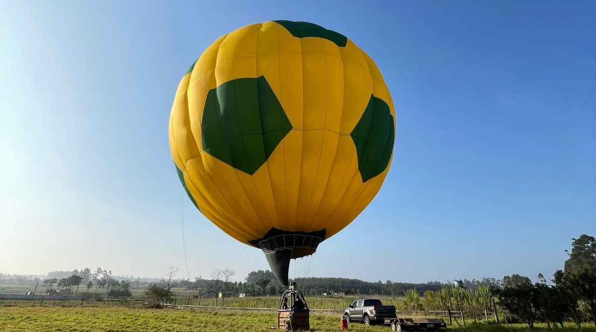 O balonismo é um atividade que cresce no Brasil e incrementa o turismo