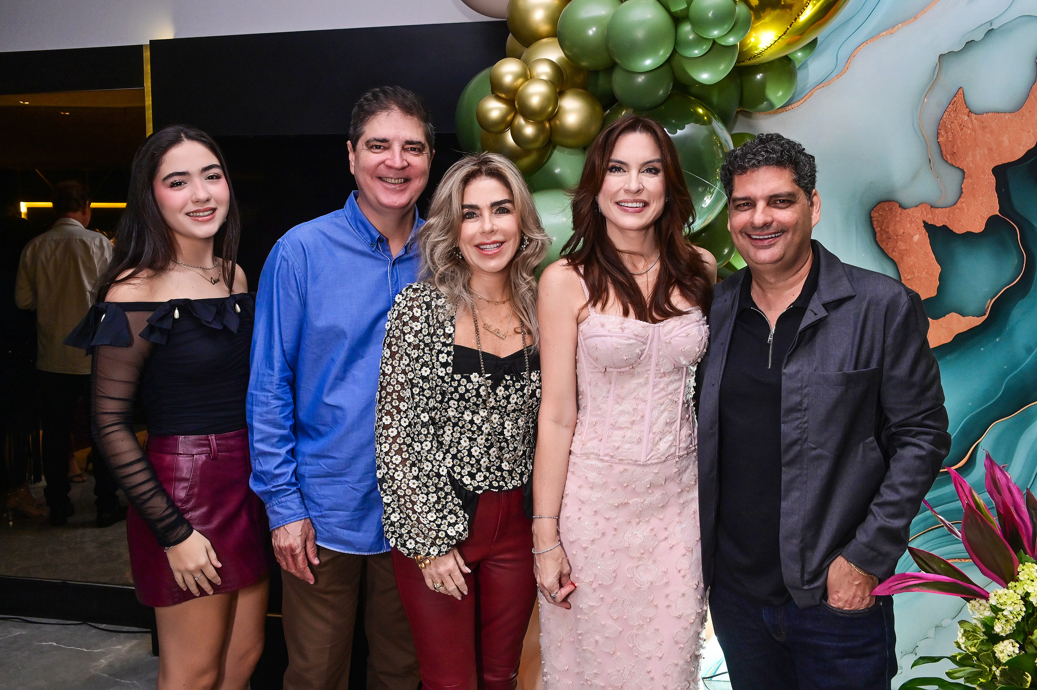 Chloe, Guilherme e Ana Paula Rody, Débora Veronez e Patrick Ribeiro