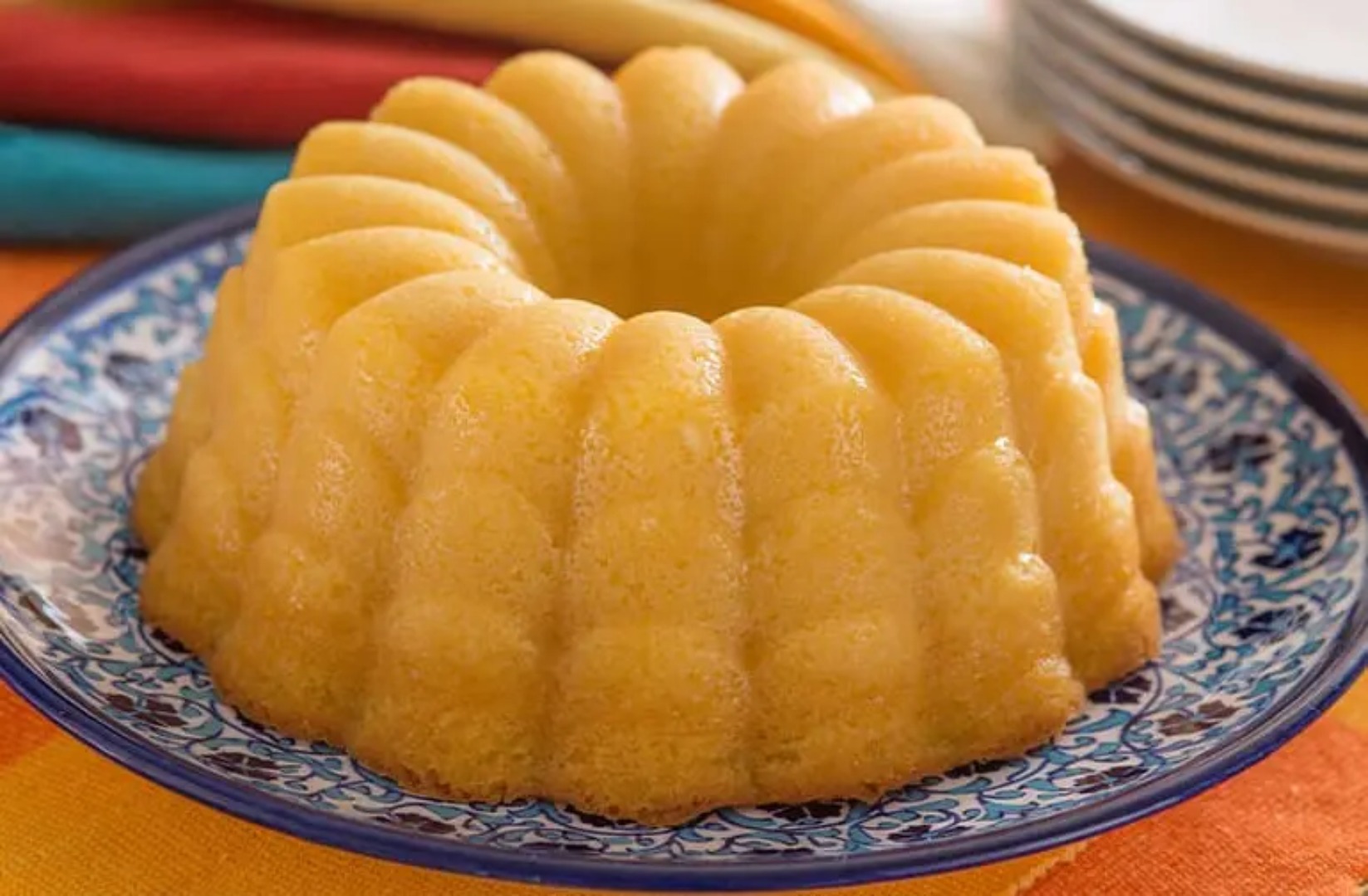 Bolo de fubá cremoso