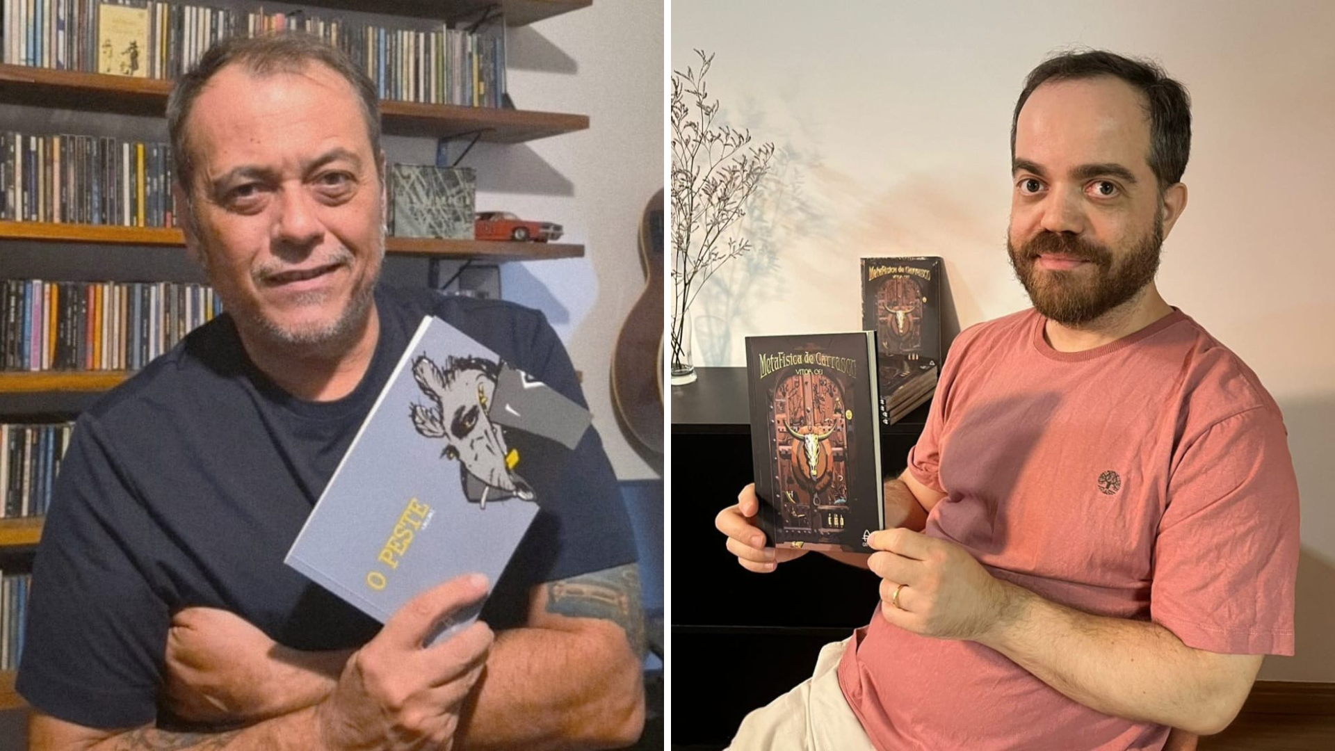 Vitor Cei e Marcio Vaccari lançam livro na Catraia neste sábado (16)