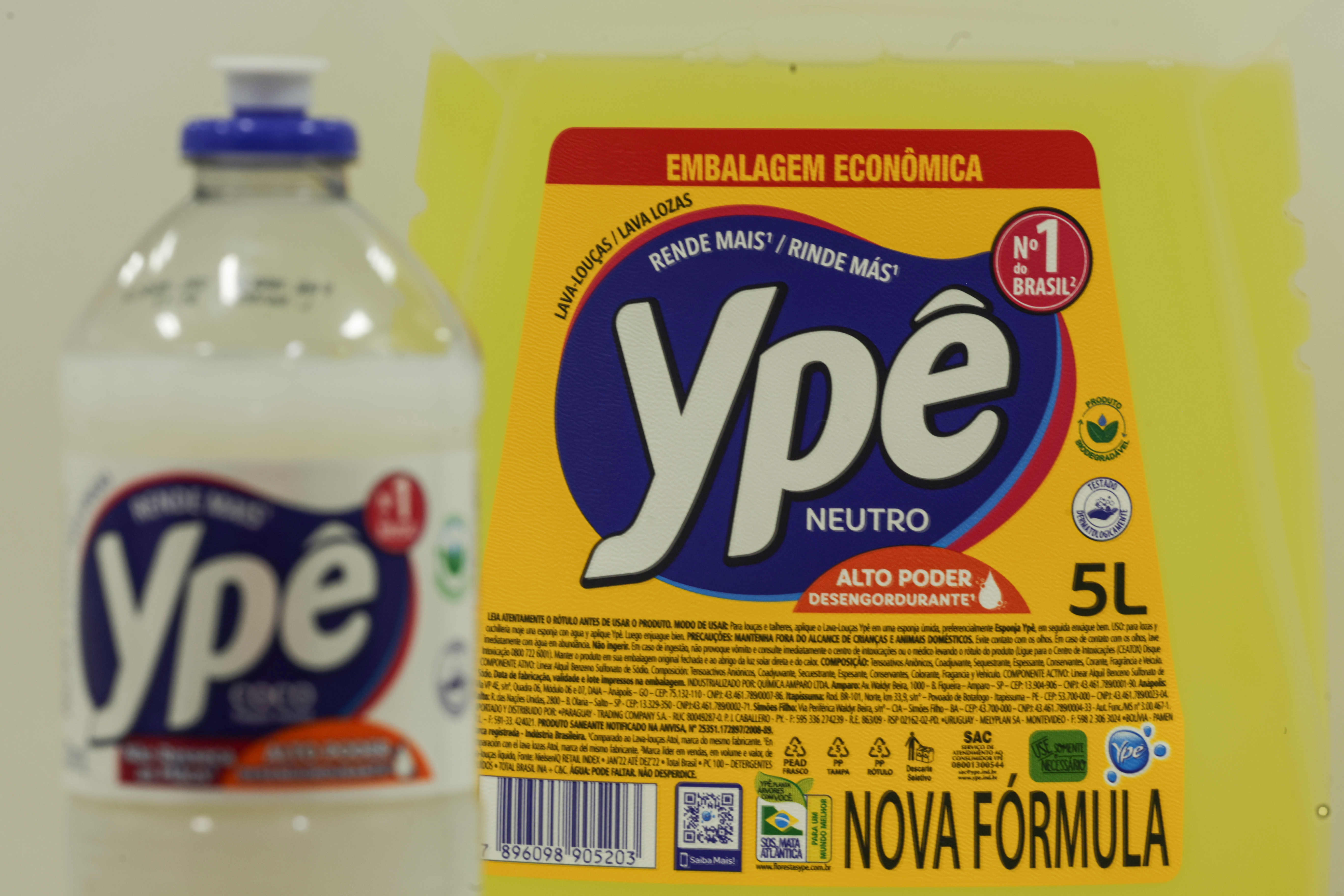 Detergentes Ypê do lote com final 01 contaminado.