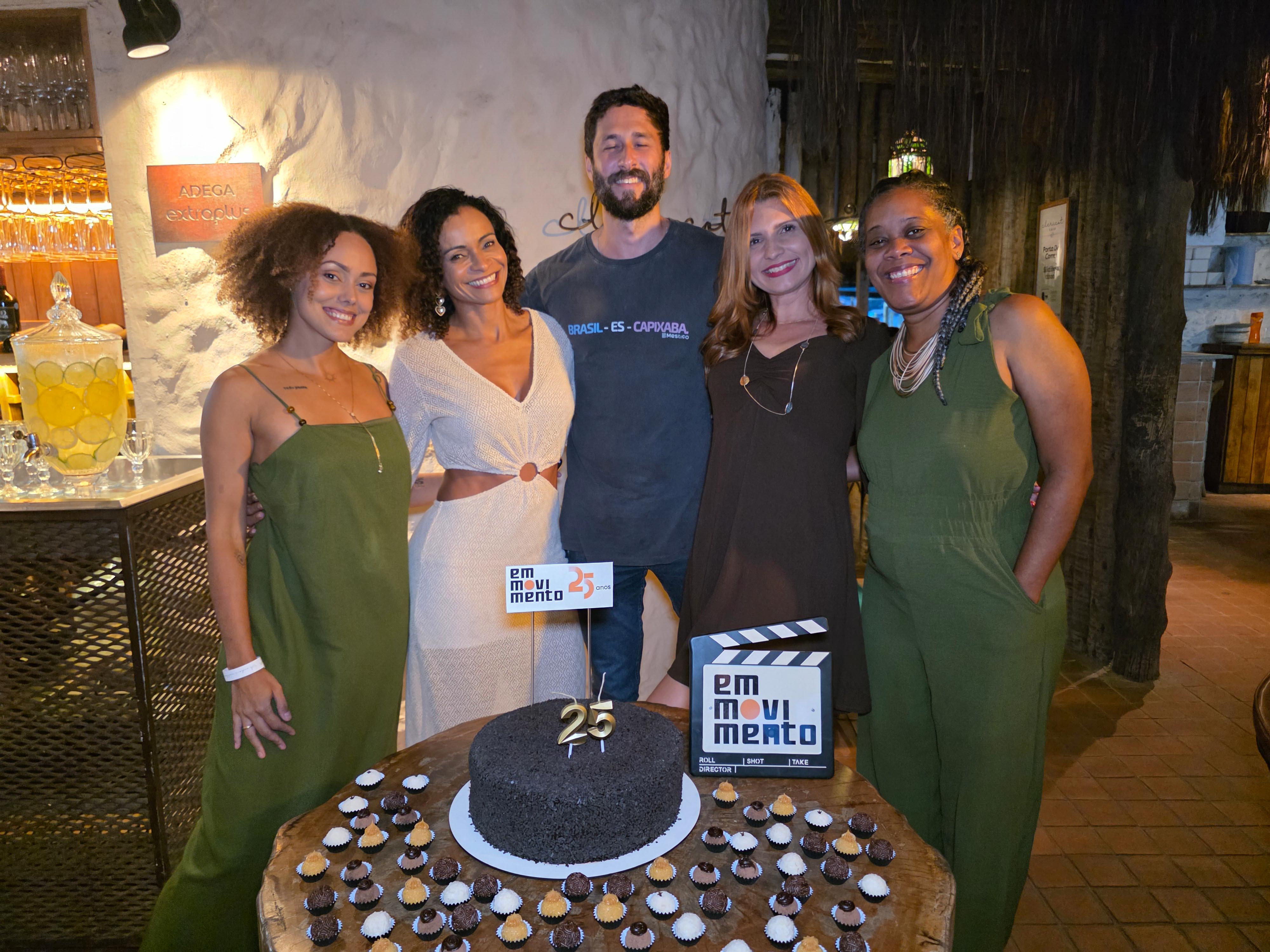 Elis Carvalho, Dani Carla, Diego Araujo, Camila Alves e Lu Gama