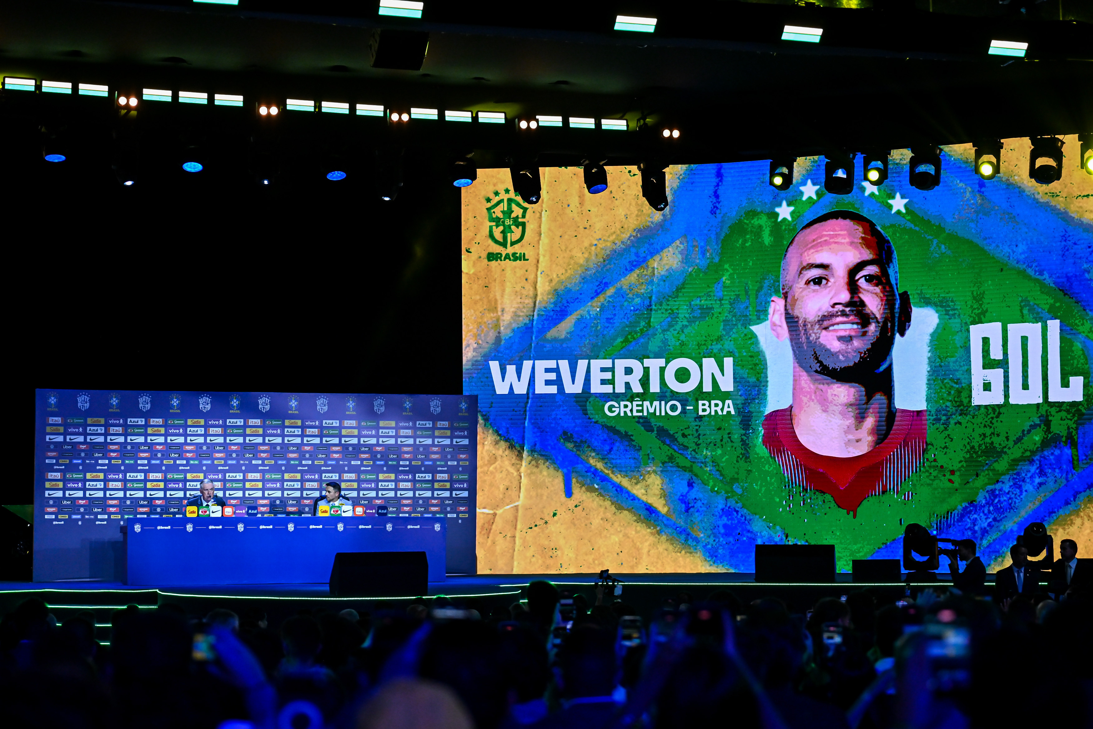 Weverton na listagem durante convocação da Seleção Brasileira para a Copa do Mundo 2026