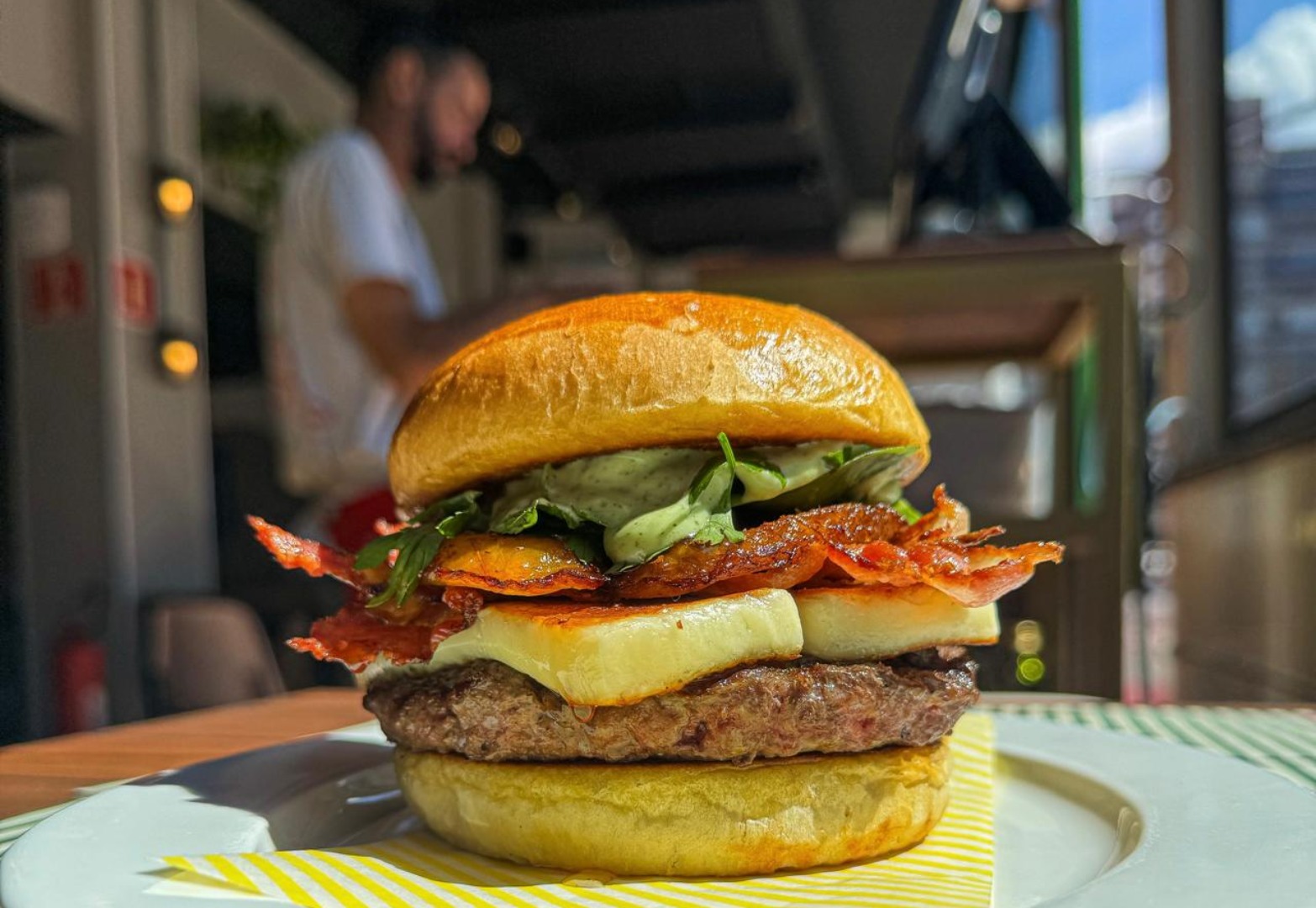 Hambúrguer do GolBurger & Cozinha, em Vila Velha