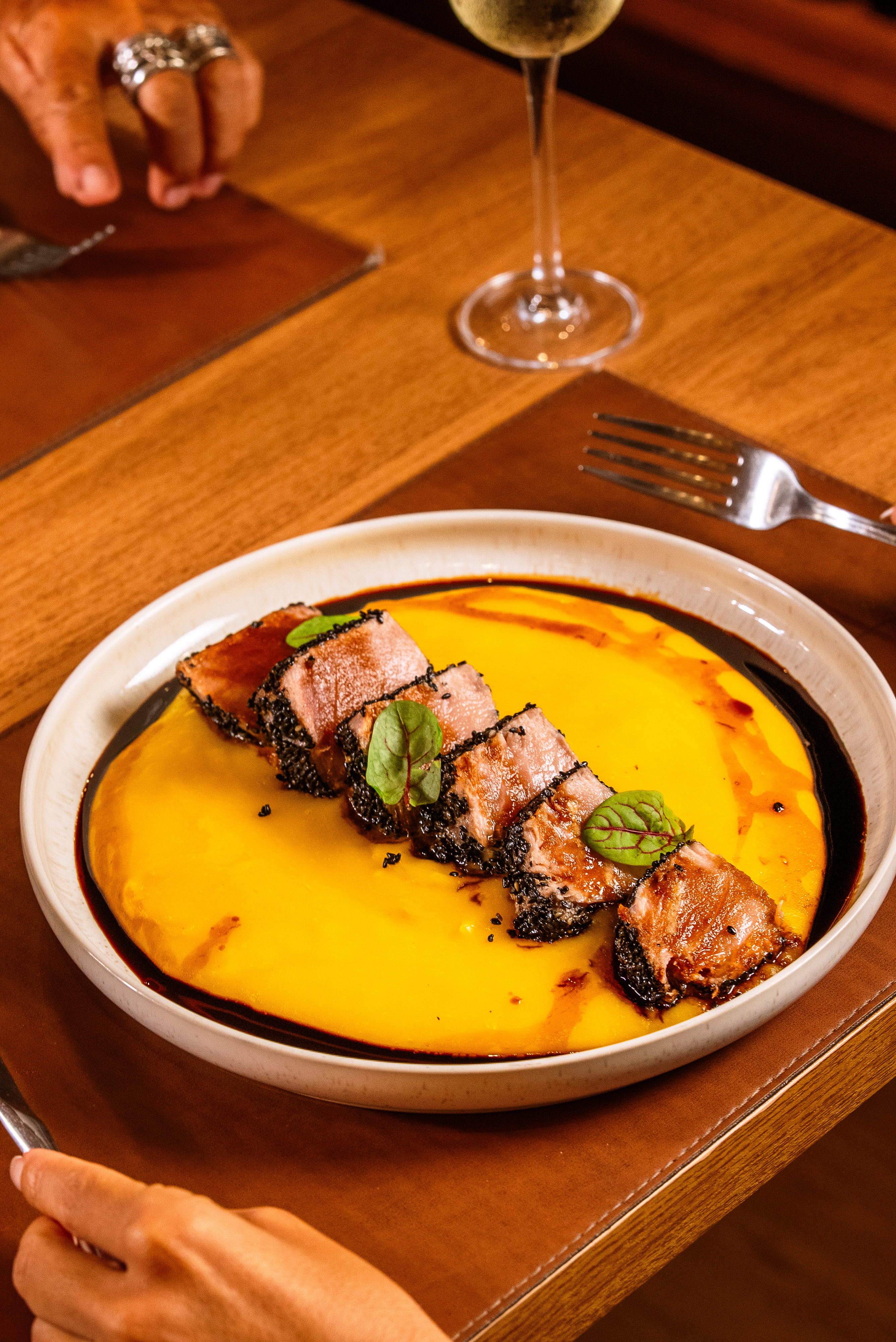 Restaurante da loja de vinhos Wine Vix, em Vitória