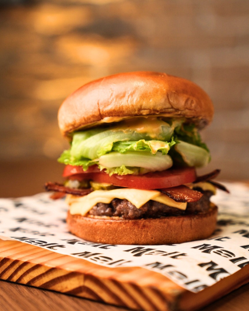 Hambúrguer da Melt Hamburgueria