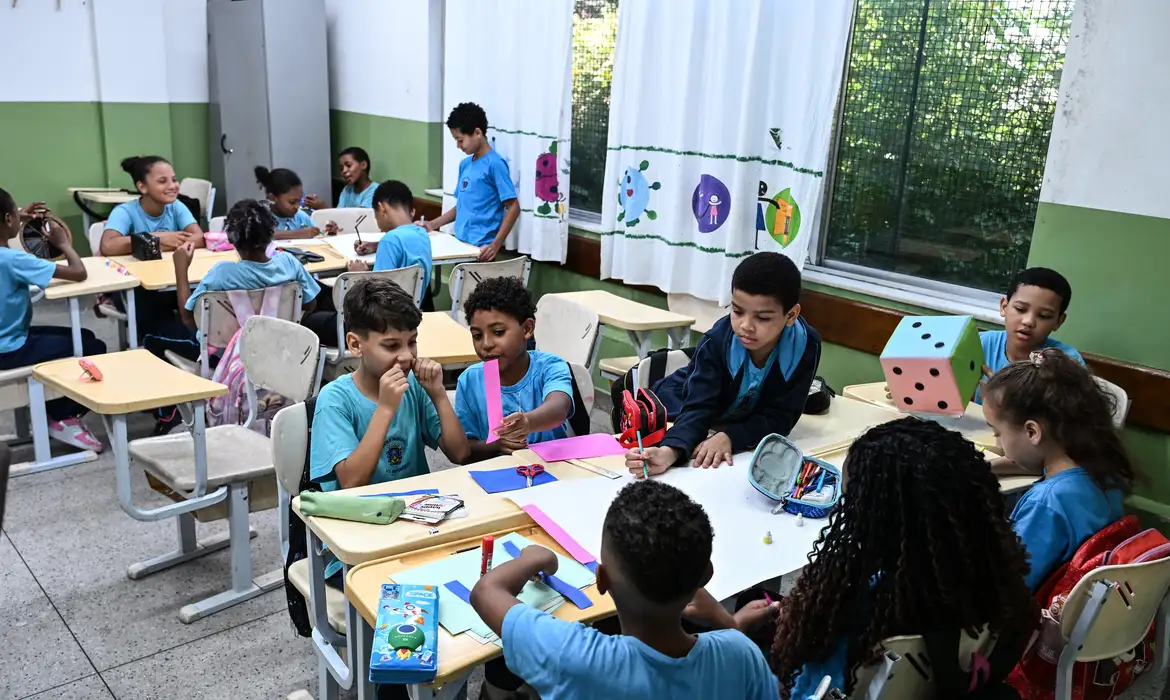 Sala de aula, educação, estudantes