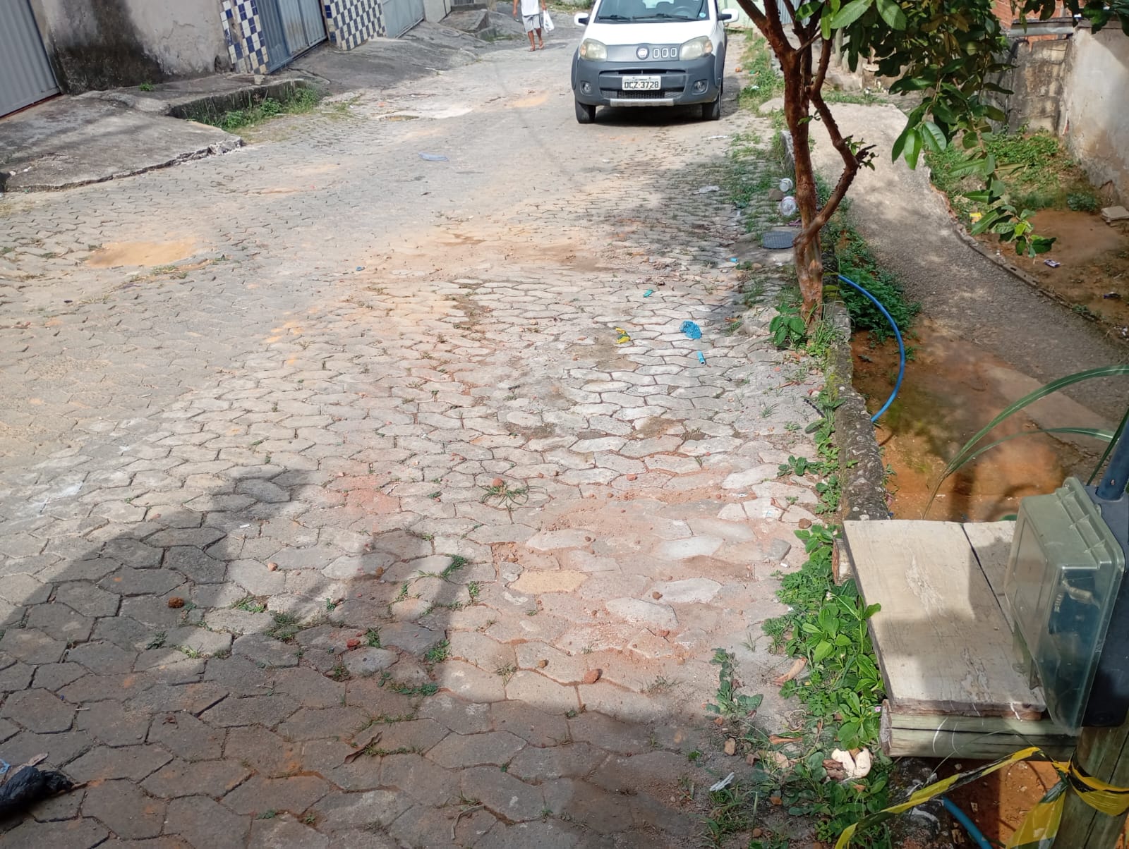 A Rua Barão de Monjardim, em Bela Aurora, Cariacica