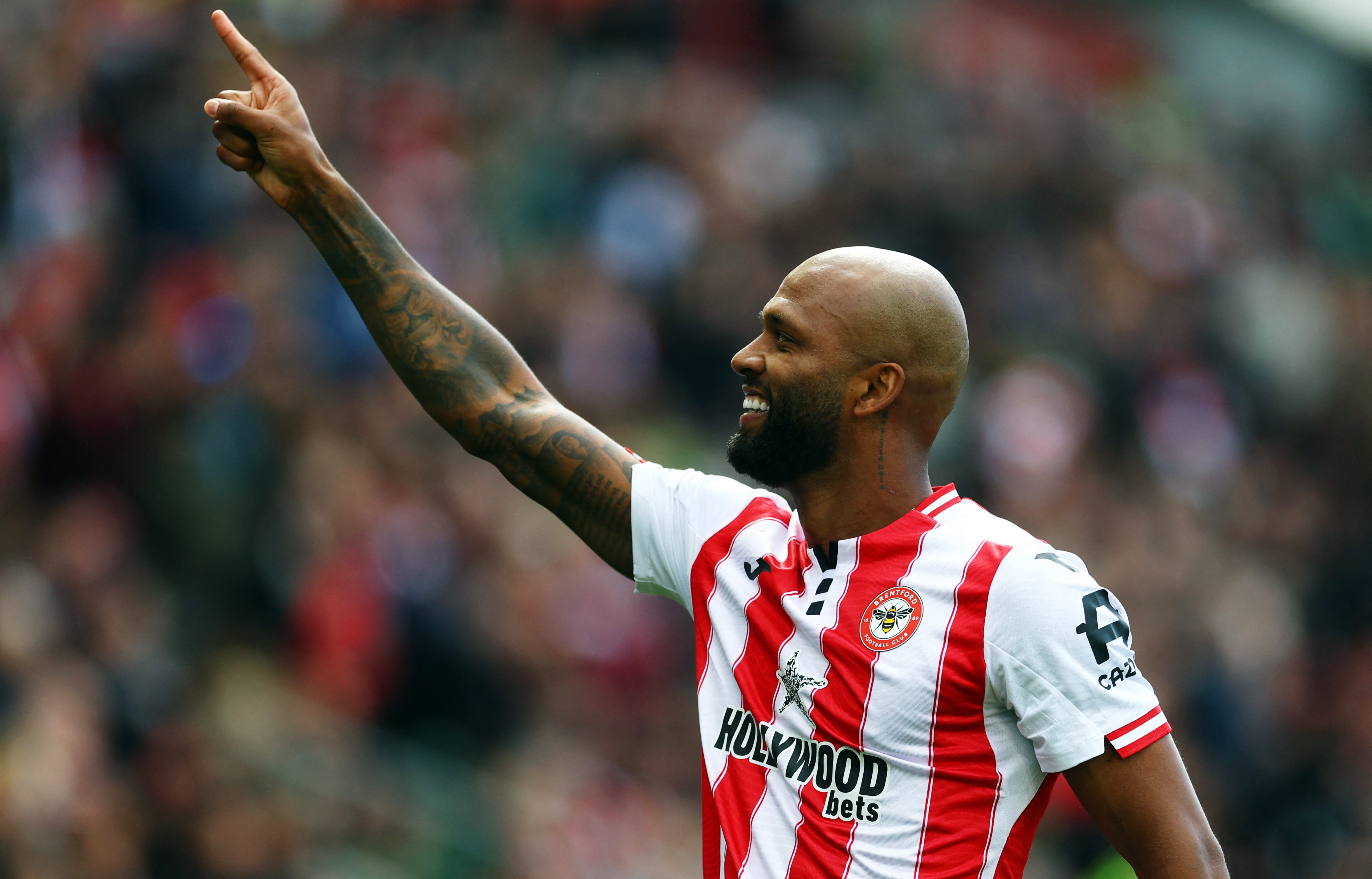 Igor Thiago, atacante do Brentford