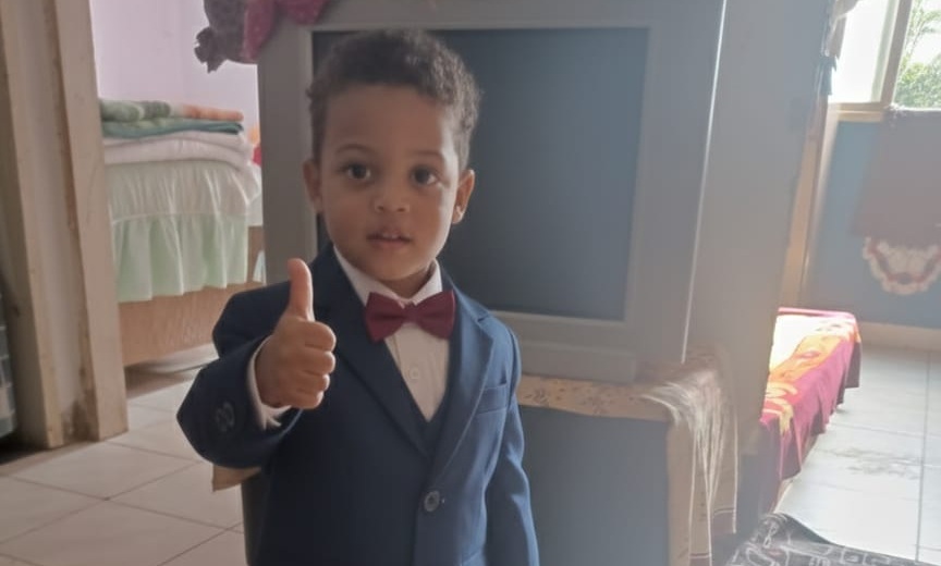 Rike Gonçalves dos Santos, de 3 anos, morreu em incêndio em Colatina