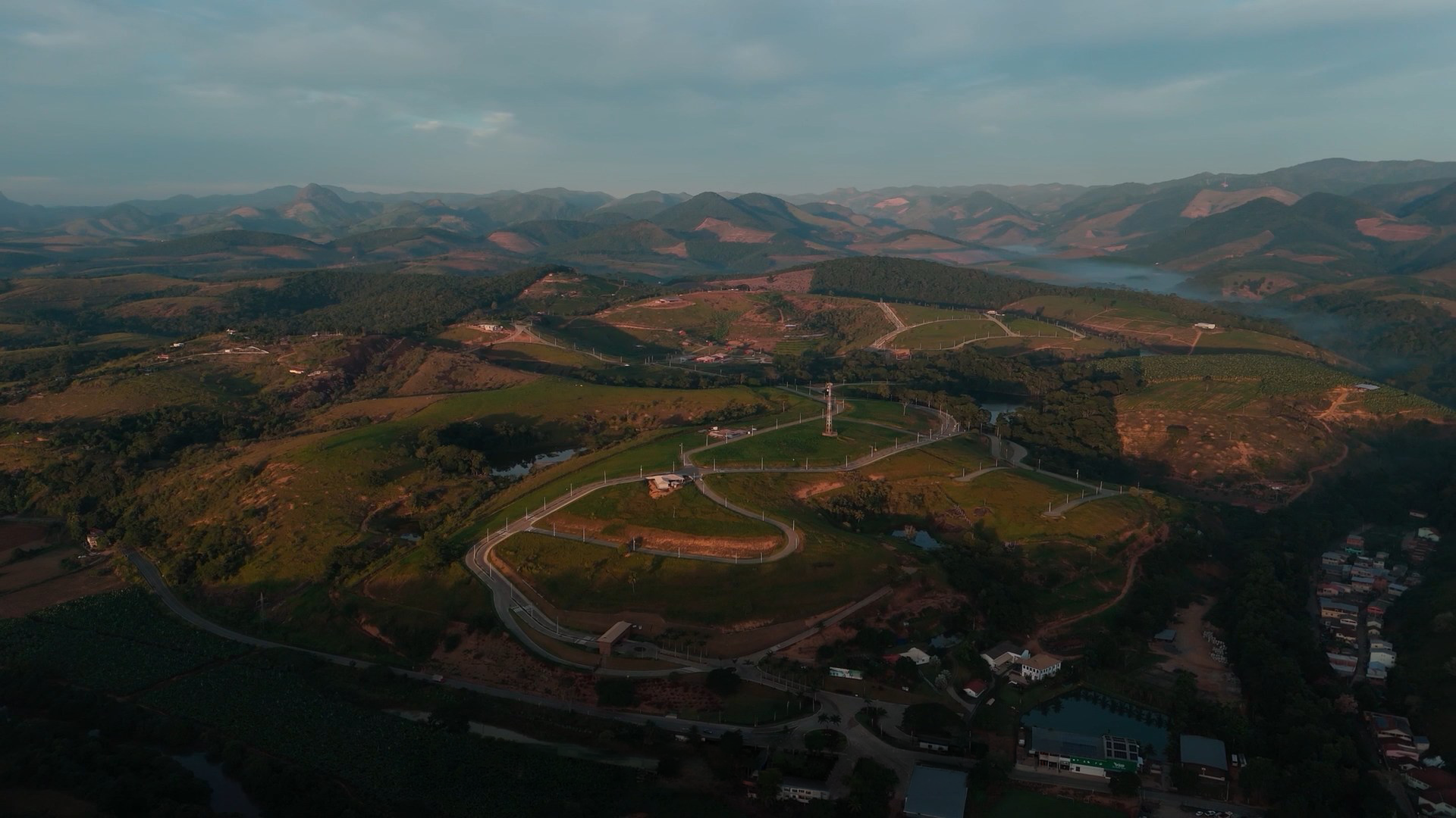 Imagem área do terreno da Fazenda Barão do Império