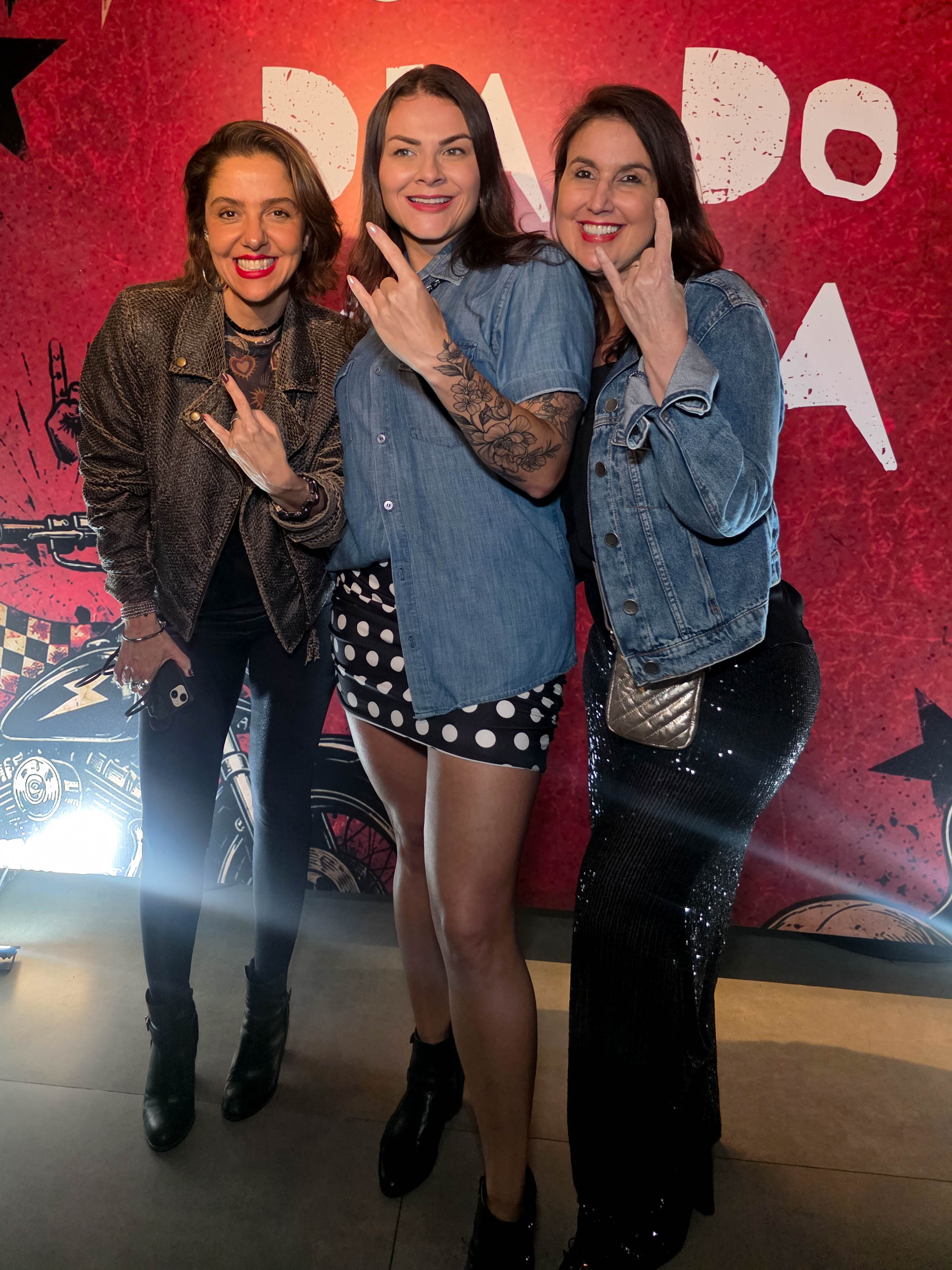 Mariana Perini, Aline Zanardo e Renata Rasseli