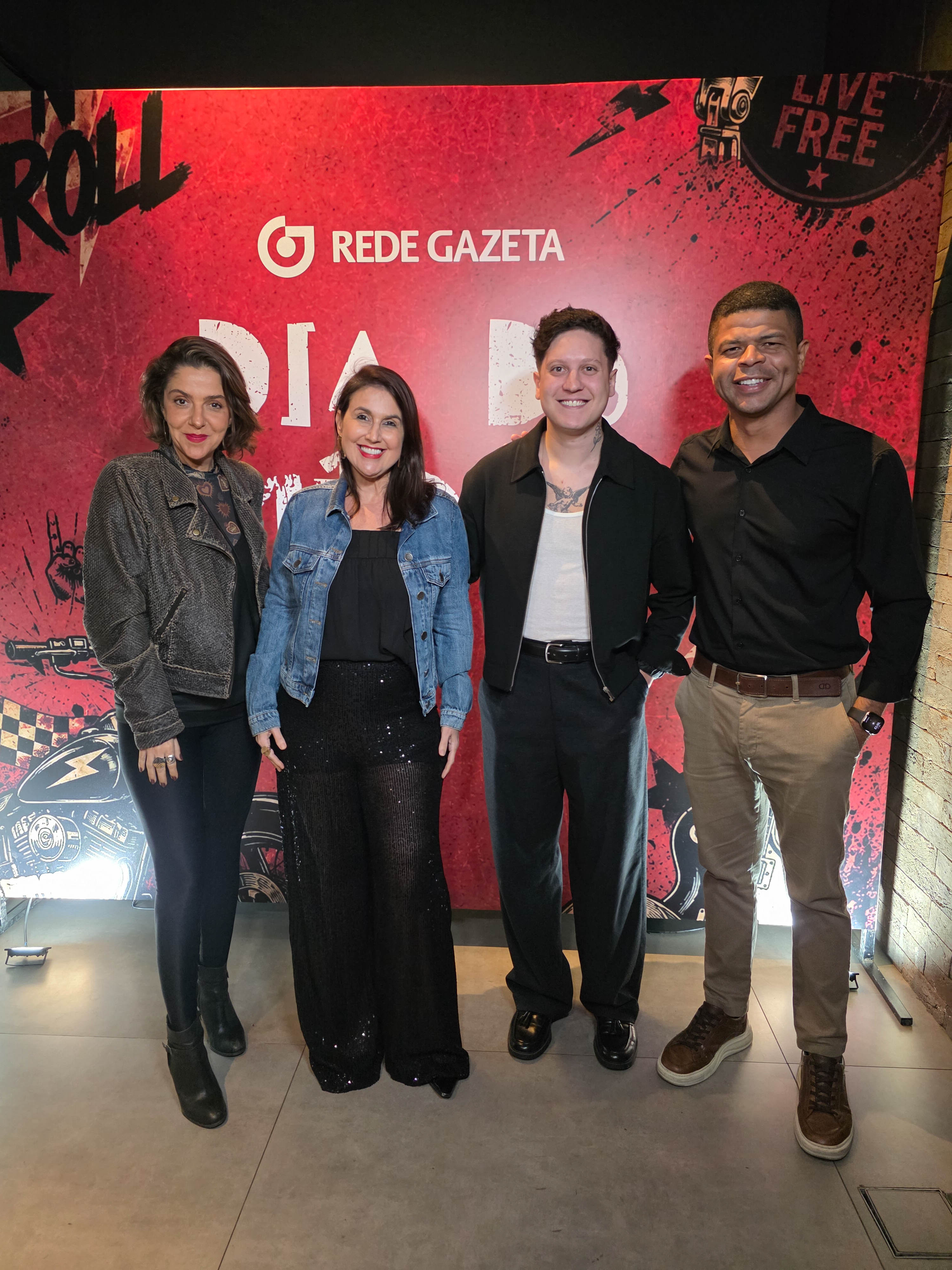 Mariana Perini, Renata Rasseli, Douglas Motta e Giliard Ferreira