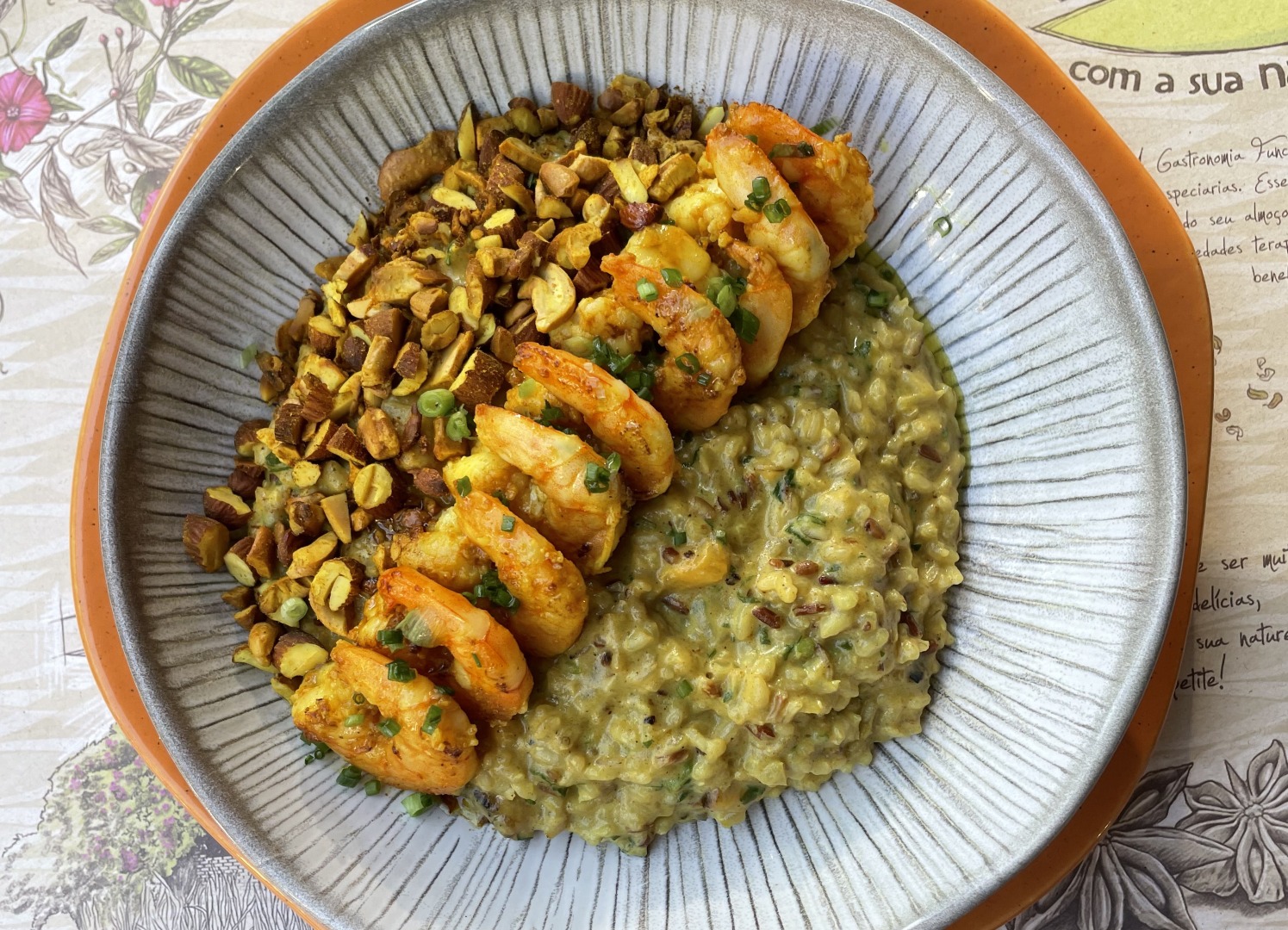 Prato de Dia dos Namorados do restaurante d'Bem