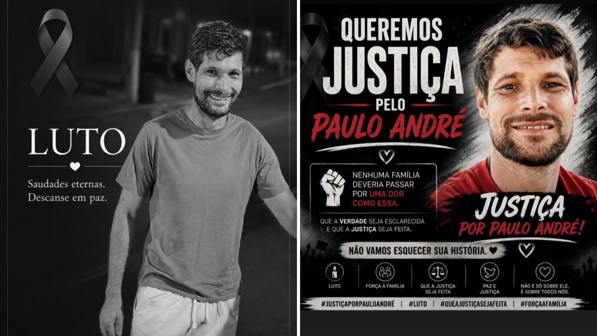 Familiares e amigos de homem morto a facadas no Caparaó expressam luto e revolta nas redes sociais