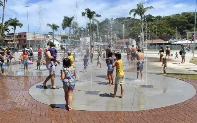 Fonte interativa da Prainha em Vila Velha