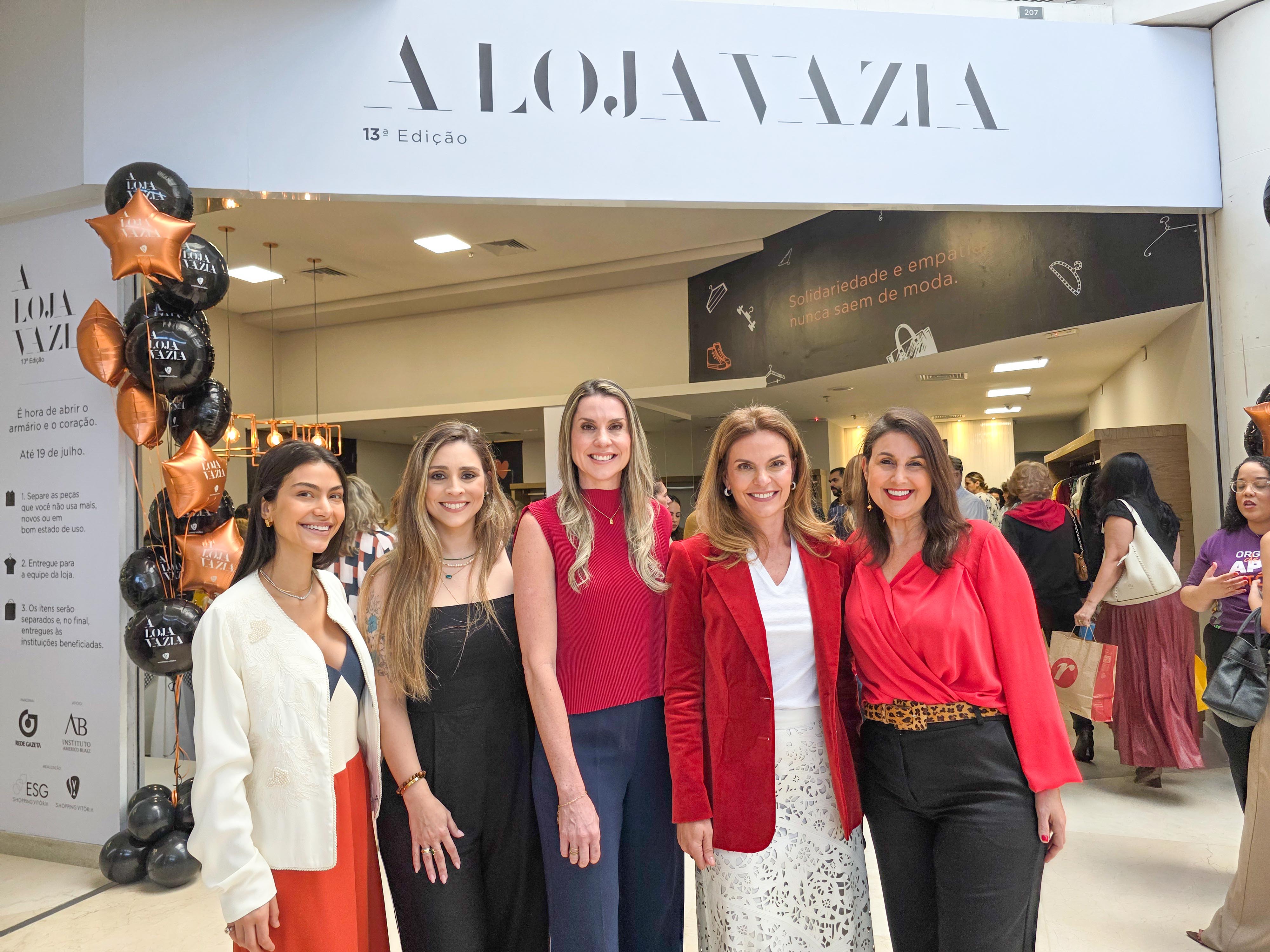 Ana Maria Buaiz, Paula Martins, Leticia Dalvi, Mariana Buaiz e Renata Rasseli