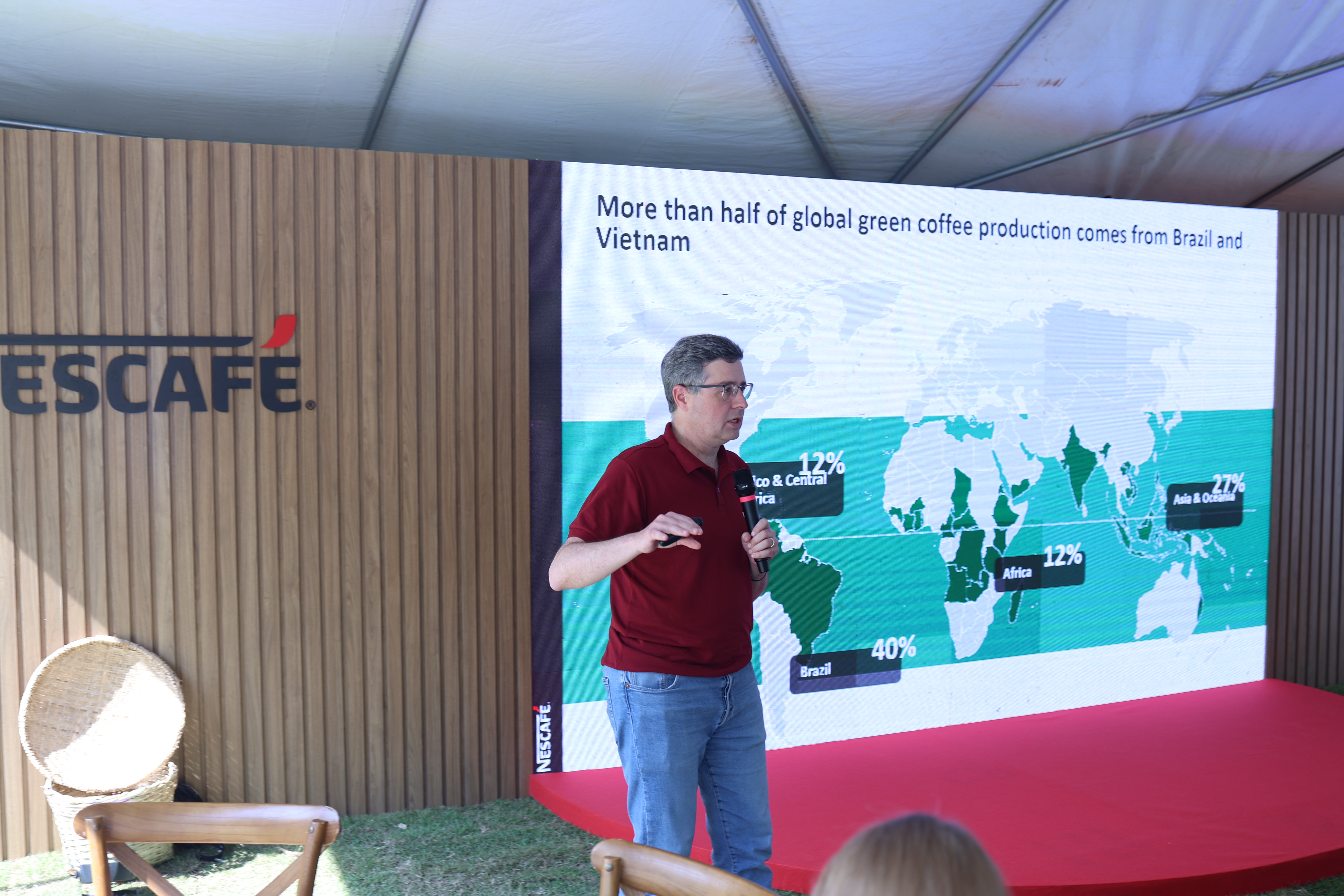 Marcelo Burity, responsável pela área de desenvolvimento de cafés verdes na Nestlé global