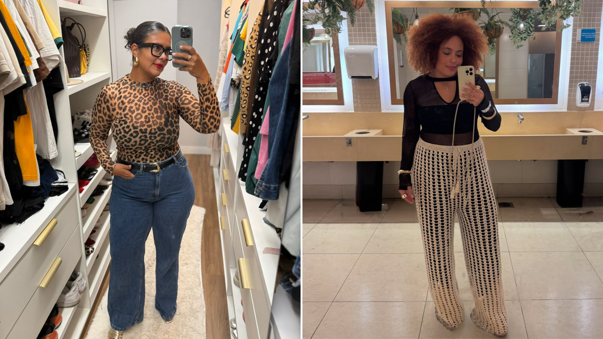 Looks com transparência