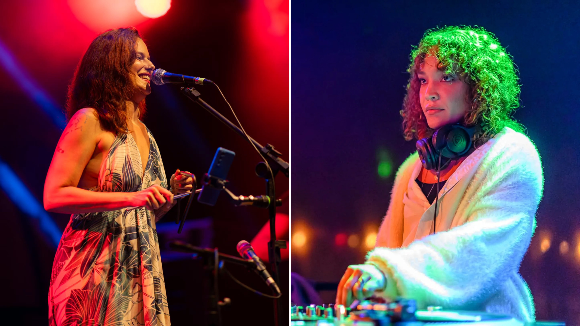 Bárbara Greco e banda e DJ Lara Aredes